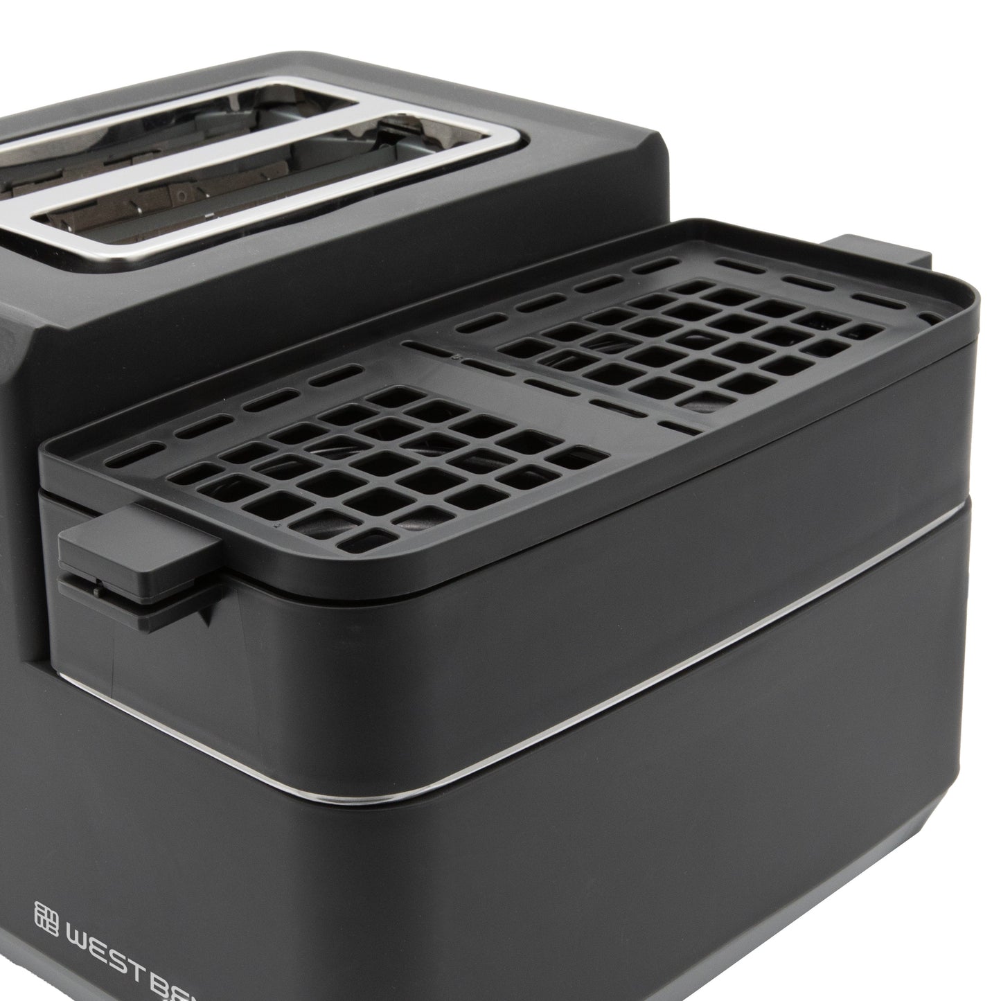 West Bend Multifunktionale Frühstücksstation 2-Scheiben Toaster mit Eierkocher und Fleischwärmer