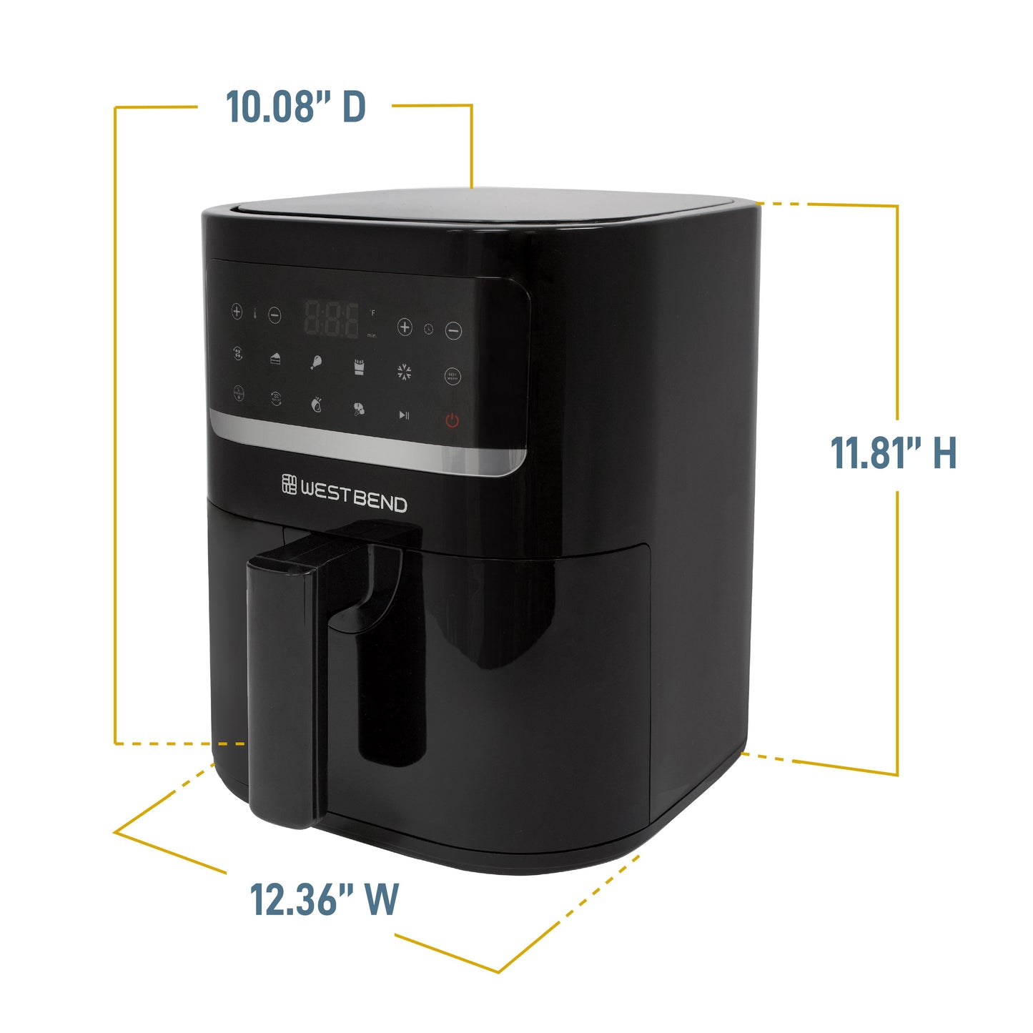 West Bend 5 Qt. Air Fryer mit 10 Presets