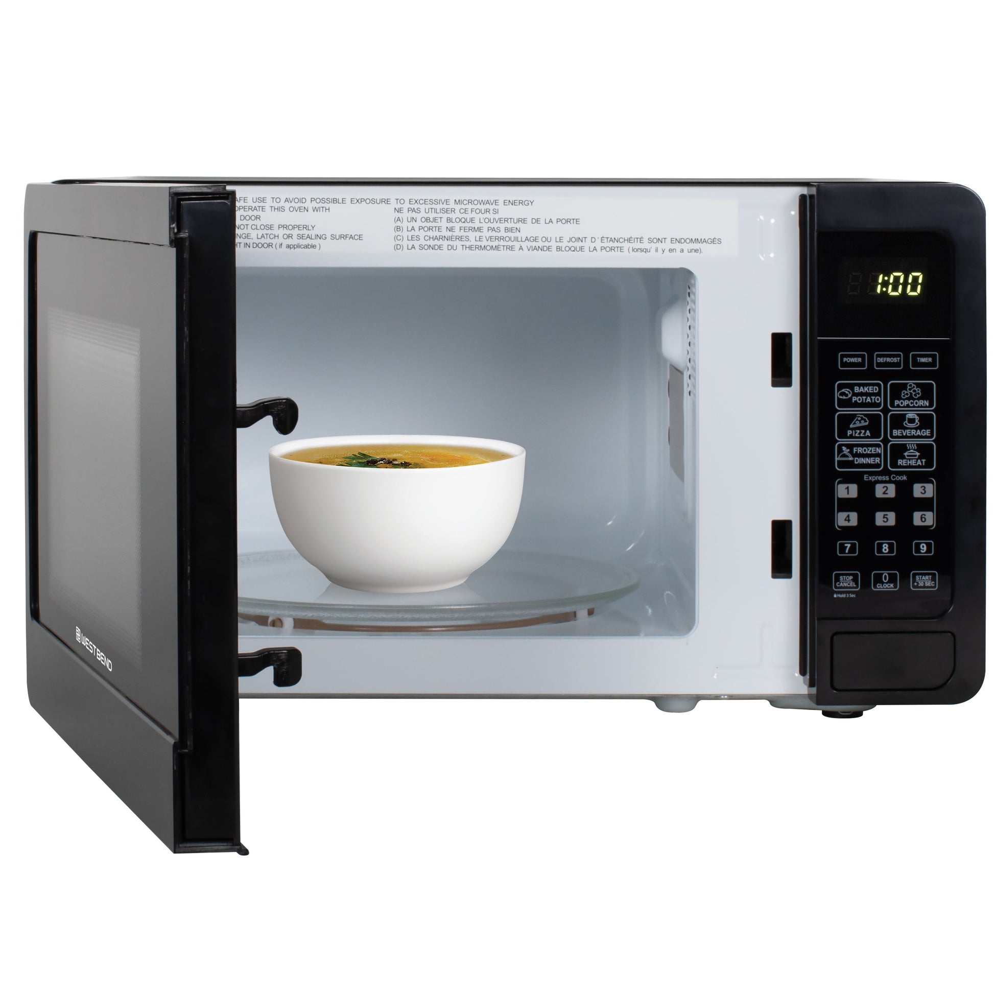 West Bend 0,7 cu. ft Mikrowellenofen