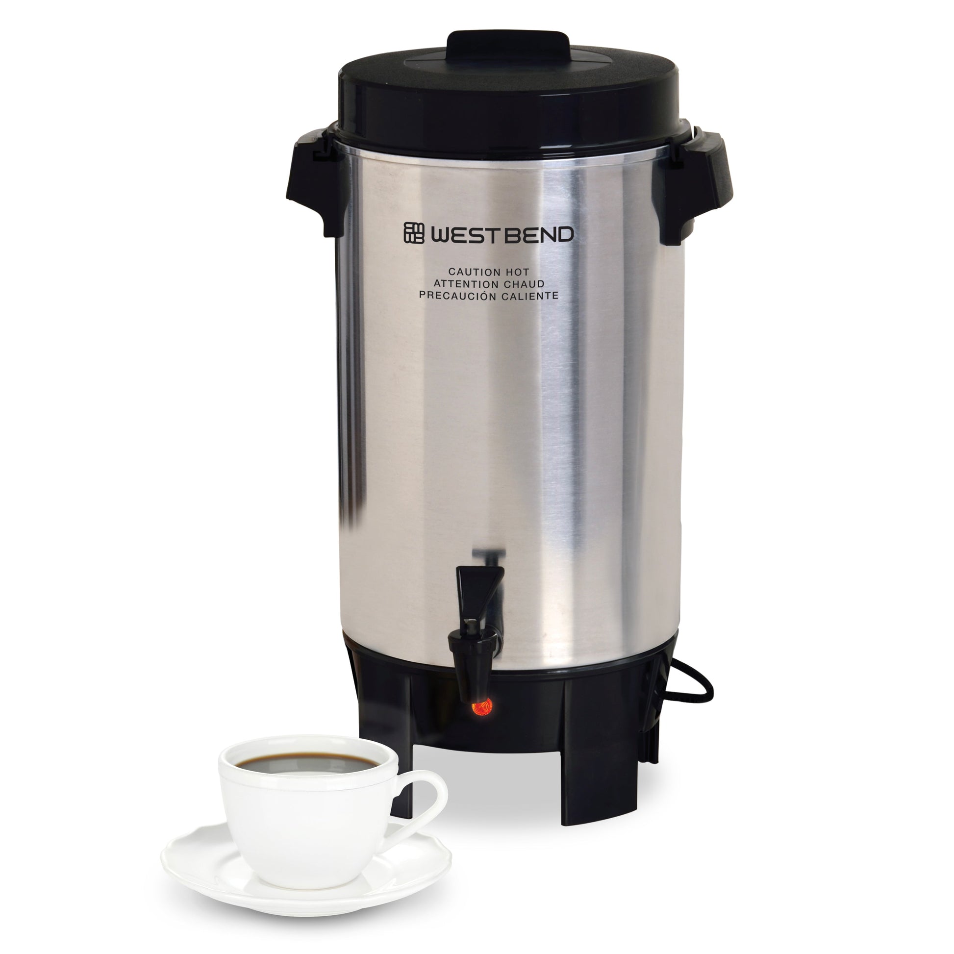 West Bend 42-Cup Polierte Aluminium Kaffee Urne