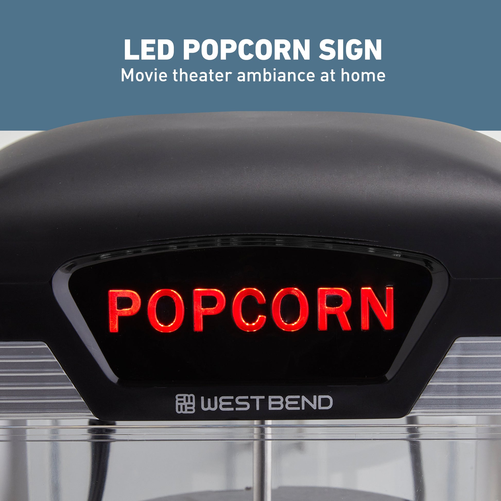 West Bend Theater Crazy 4 Qt. Popcorn Maschine mit Taschen