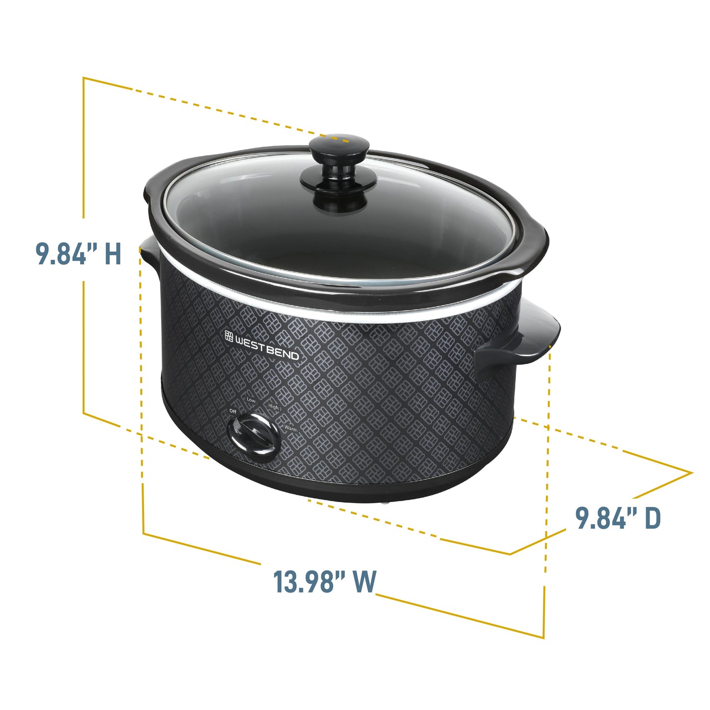 West Bend Pattern Slow Cooker (Deutsche Ausgabe)