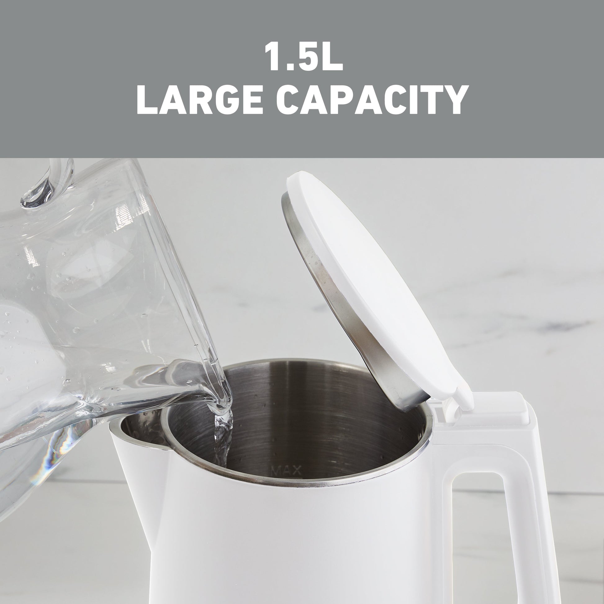 West Bend Timeless Electric Kettle, 1,5 Liter Kapazität