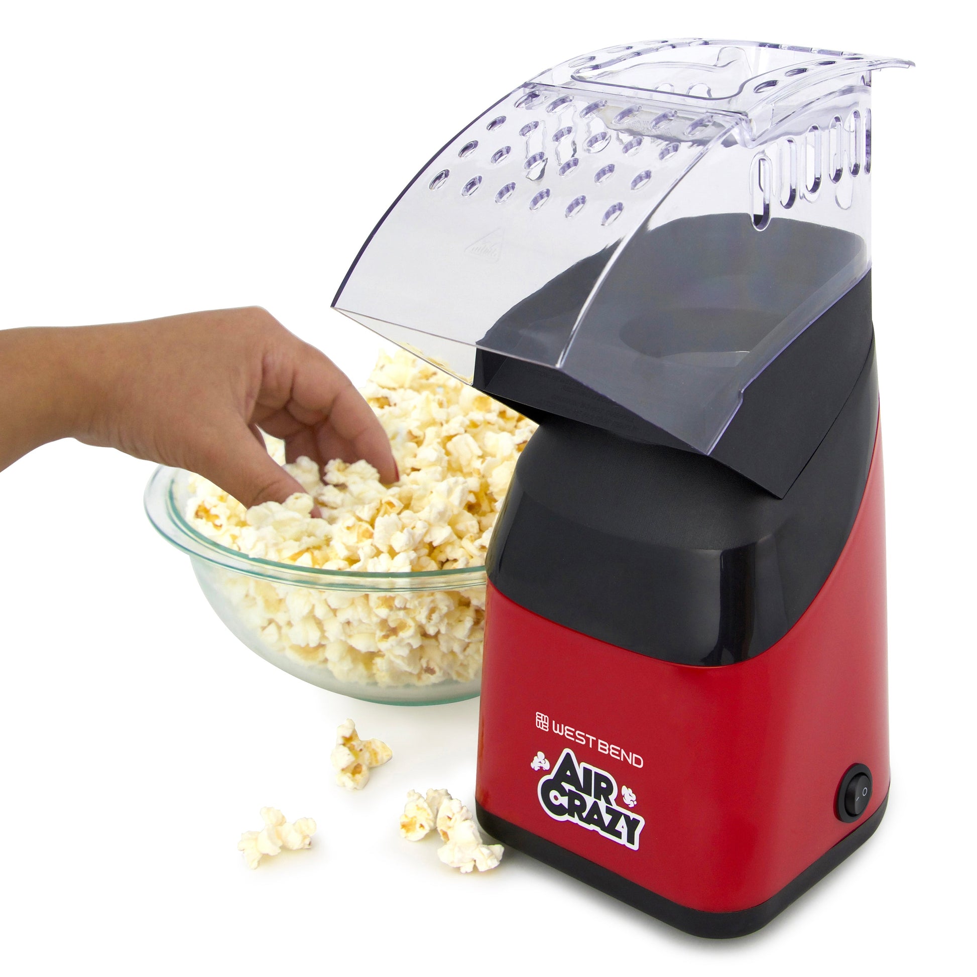 West Bend Air Crazy Hot Air Popcorn Machine, 4 Qt. Kapazität
