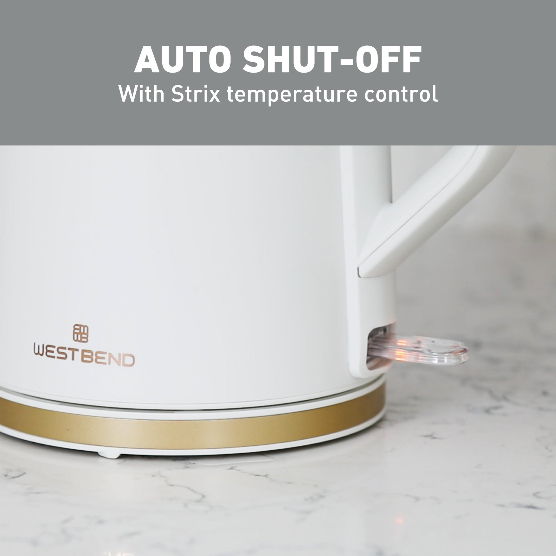 West Bend Timeless Electric Kettle, 1,5 Liter Kapazität