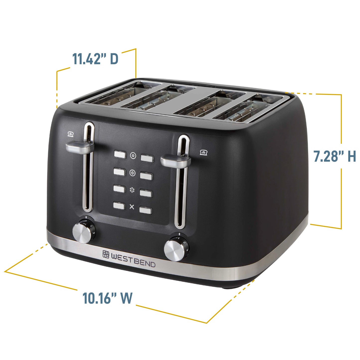 West Bend 4-Scheiben-Toaster