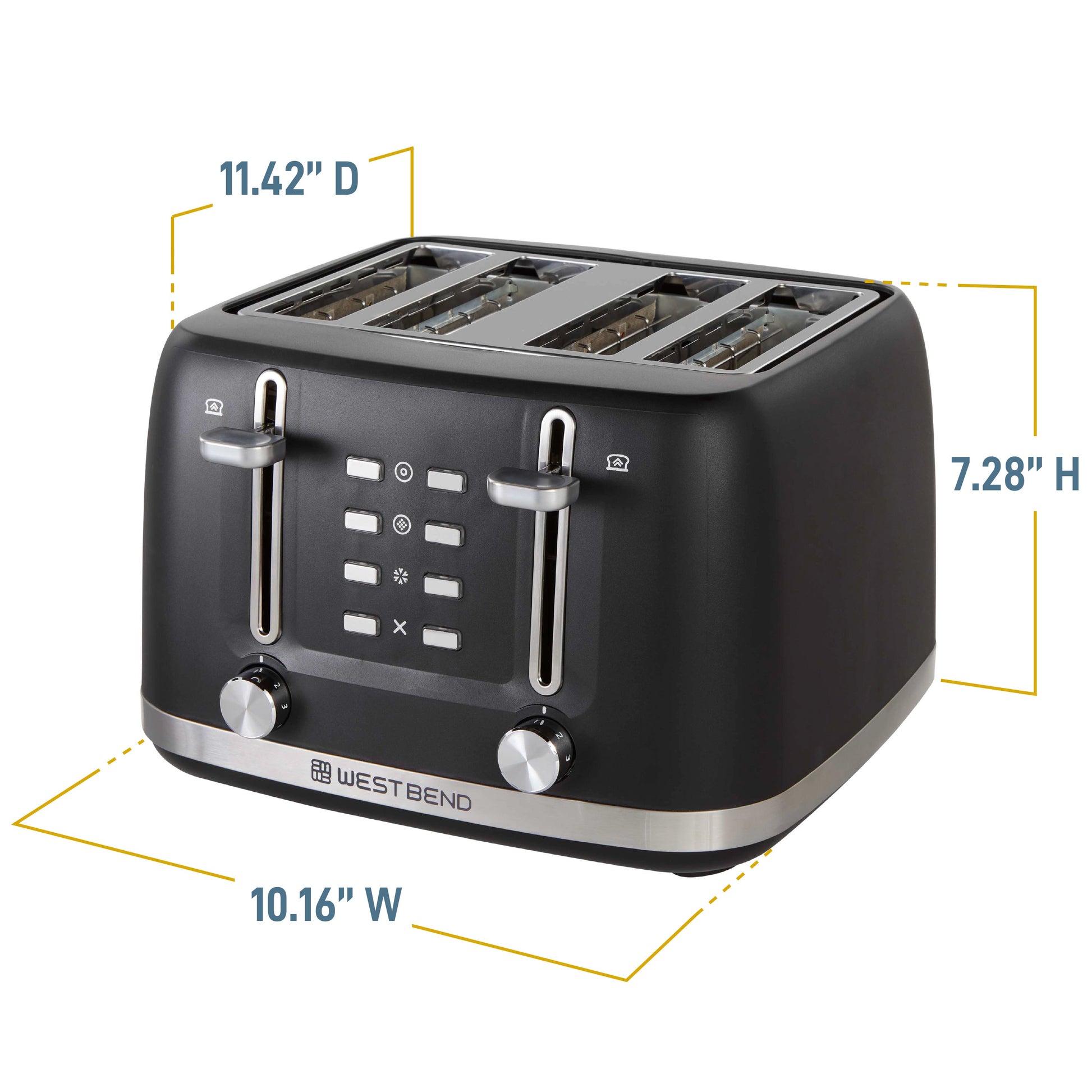 West Bend 4-Scheiben-Toaster