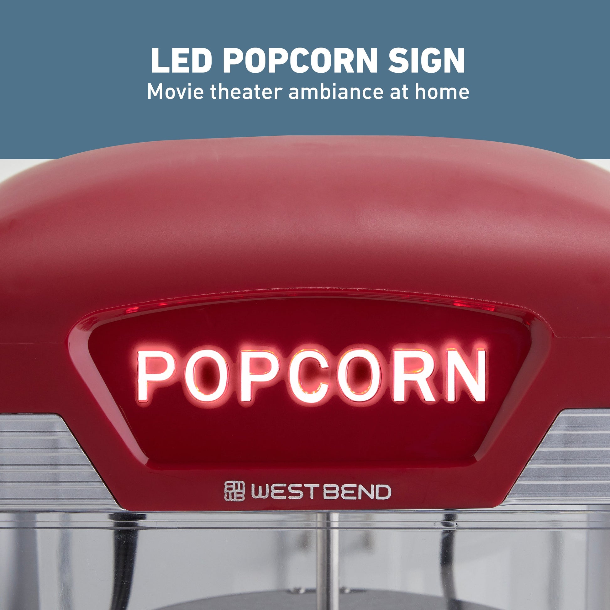 West Bend Theater Crazy 4 Qt. Popcorn Maschine mit Taschen