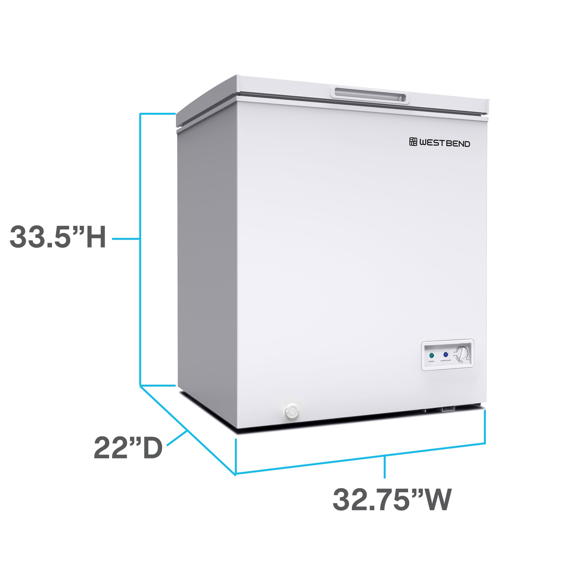 West Bend 7.0 cu. ft. Gefrierschrank-Truhe