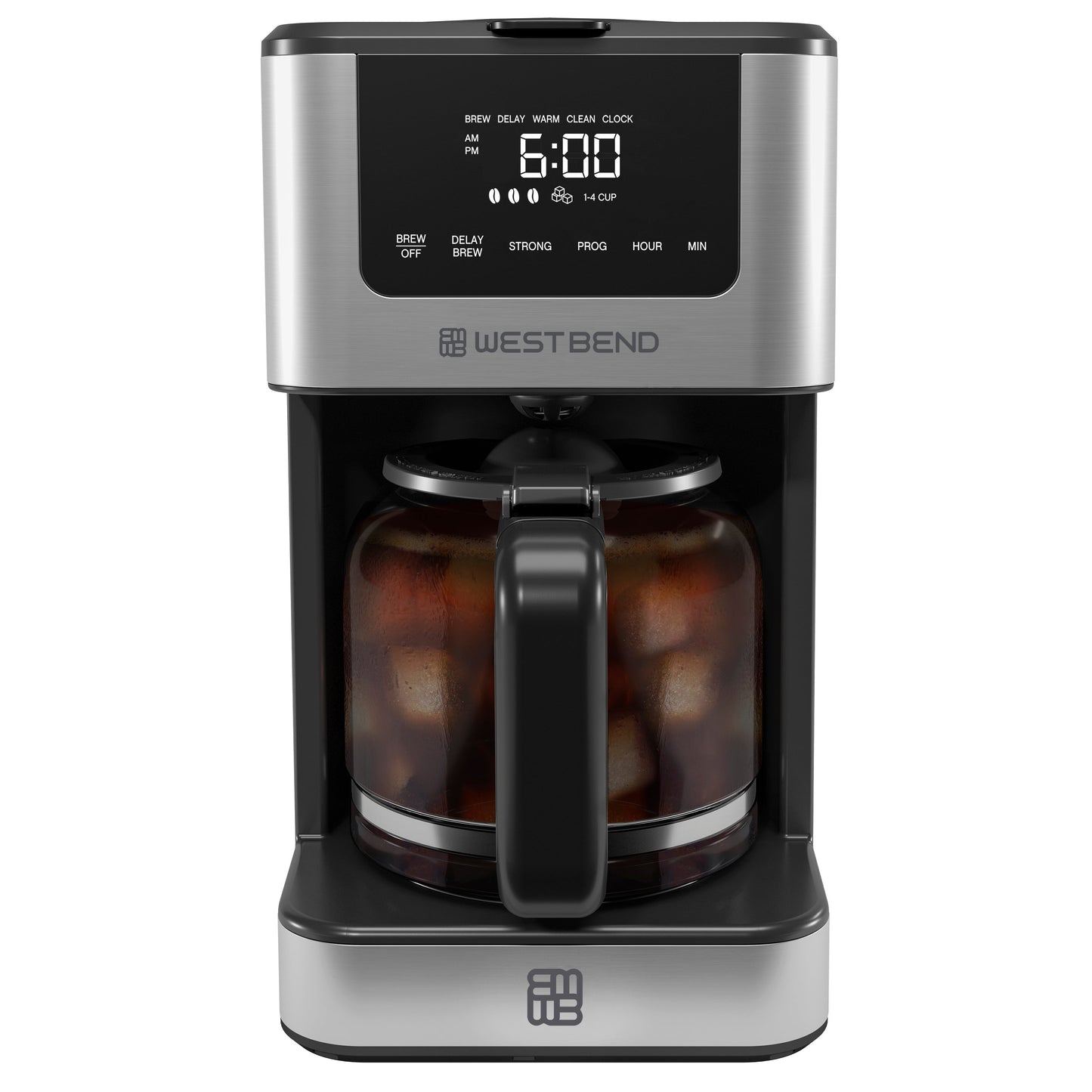 West Bend 12 Cup Heiße und geschnittene Kaffeemaschine
