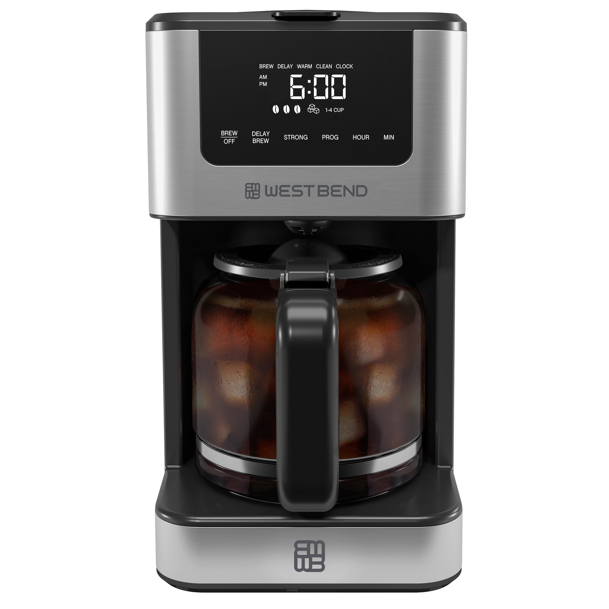 West Bend 12 Cup Heiße und geschnittene Kaffeemaschine