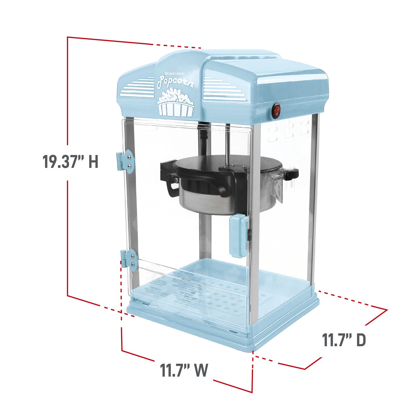 West Bend Theater Crazy Hot Oil Popcorn Maker