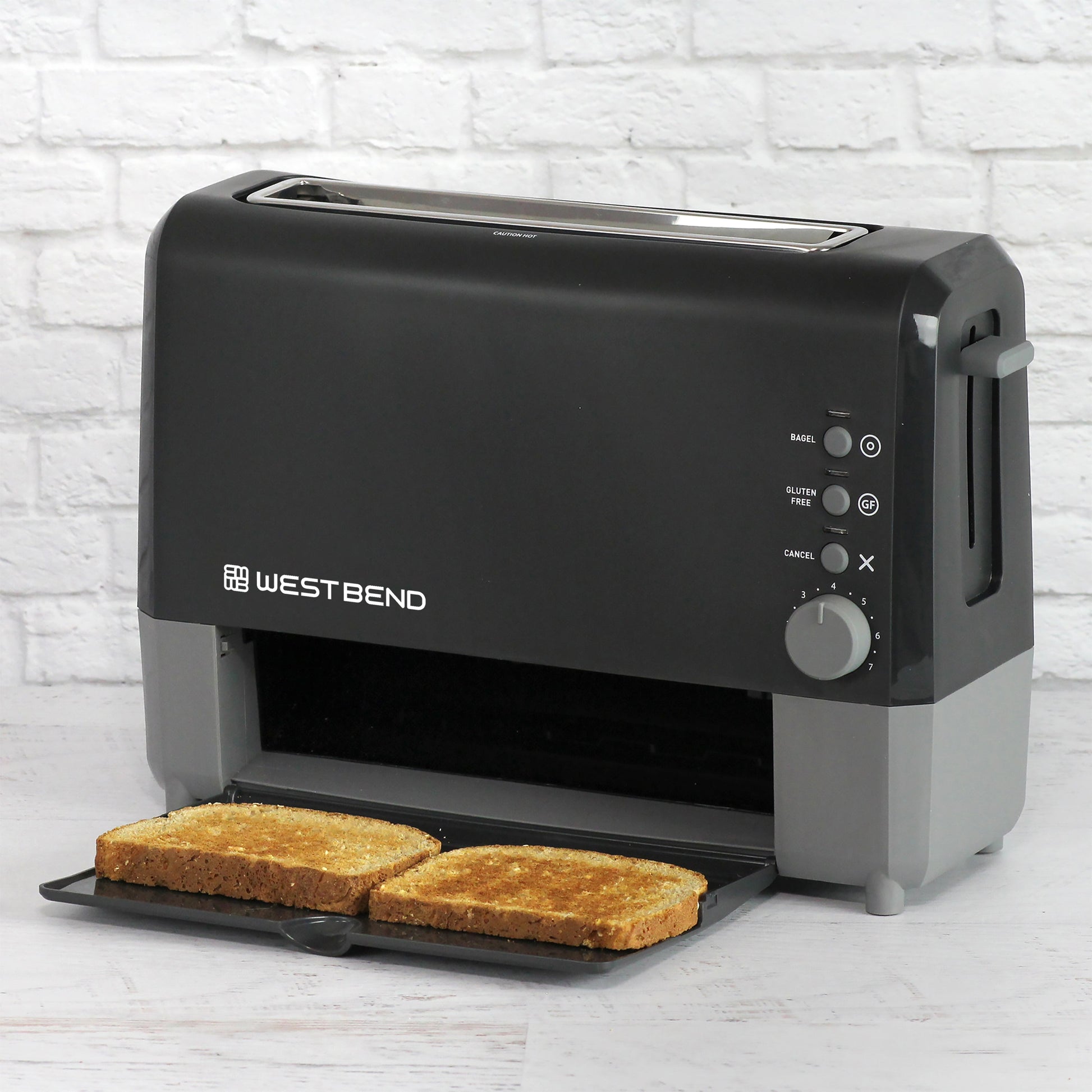 West Bend QuikServe 2-Slice Toaster mit extra breiten Slots