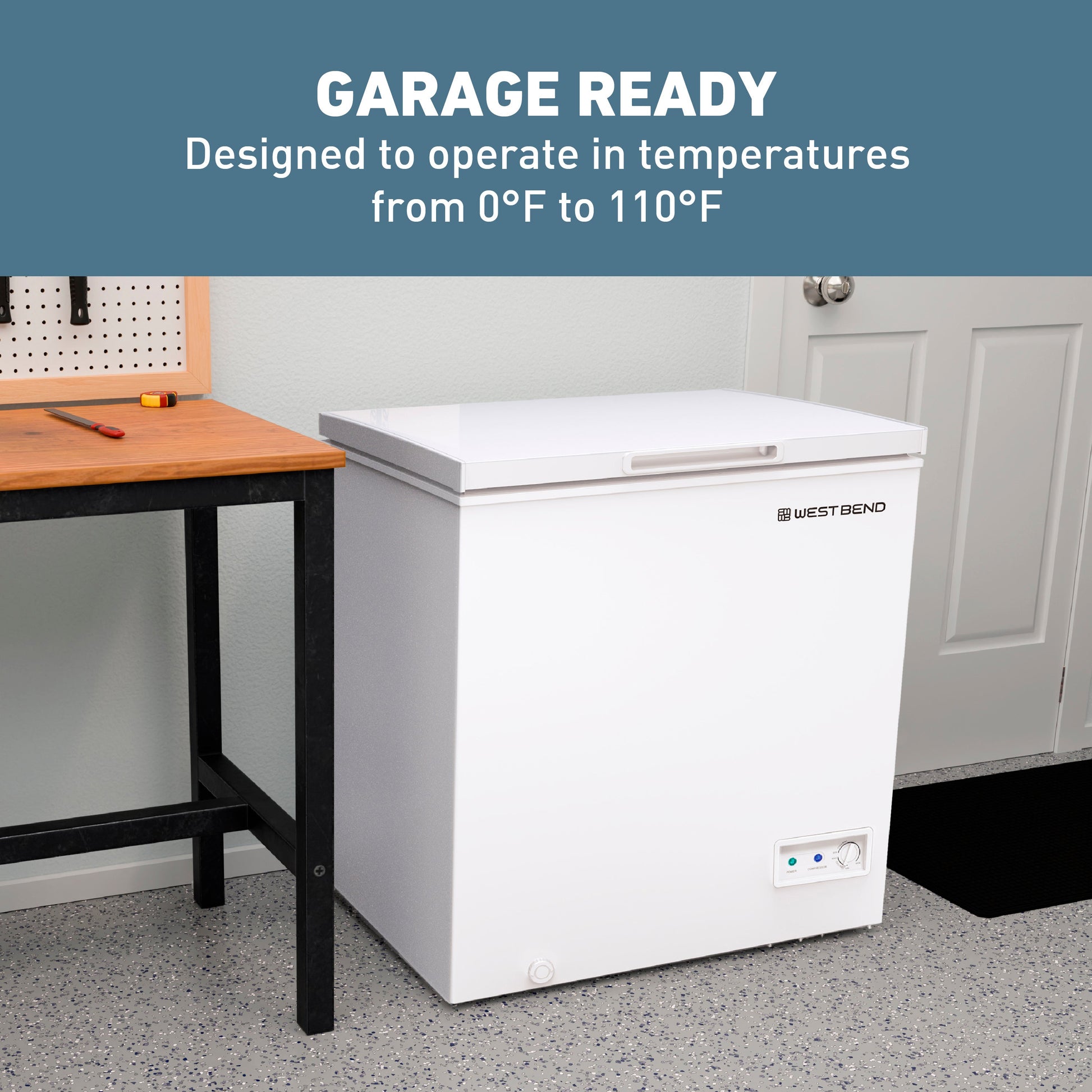 West Bend 7.0 cu. ft. Gefrierschrank-Truhe