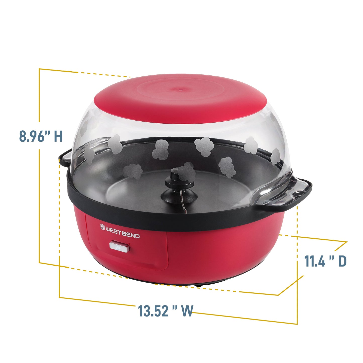 West Bend Stir Crazy 6 Qt. Popcorn Maschine