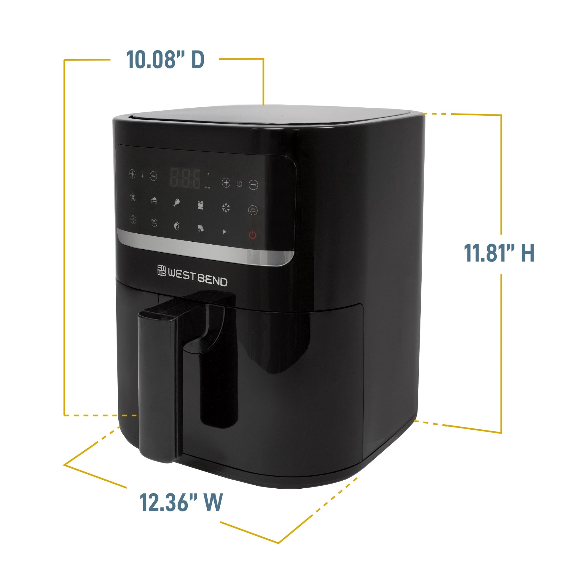 West Bend 5 Qt. Air Fryer mit 10 Presets