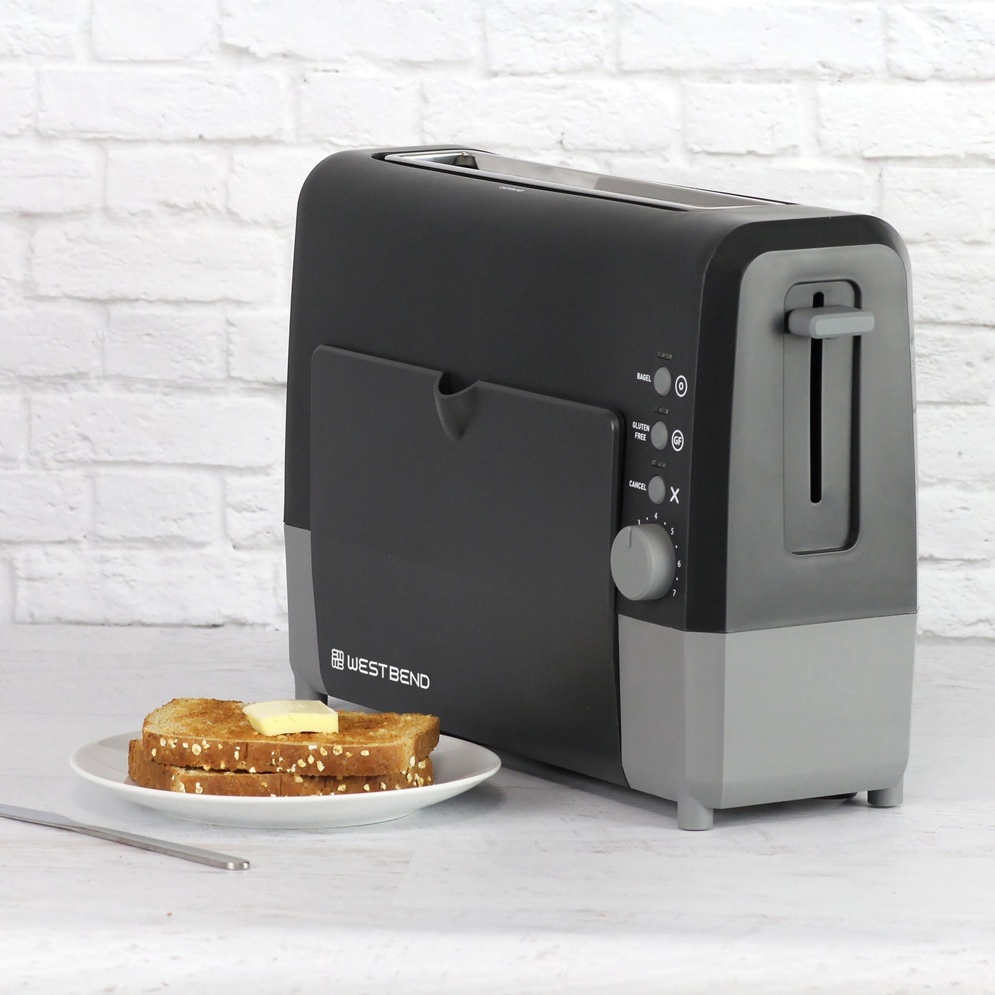 West Bend QuikServe 2-Slice Toaster mit extra breiten Slots