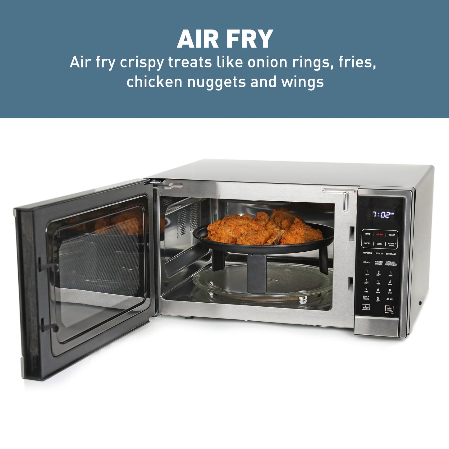 West Bend Microwave Air Fry, Konvektionsofen 3-in-1, 1,3 cu. ft Kapazität