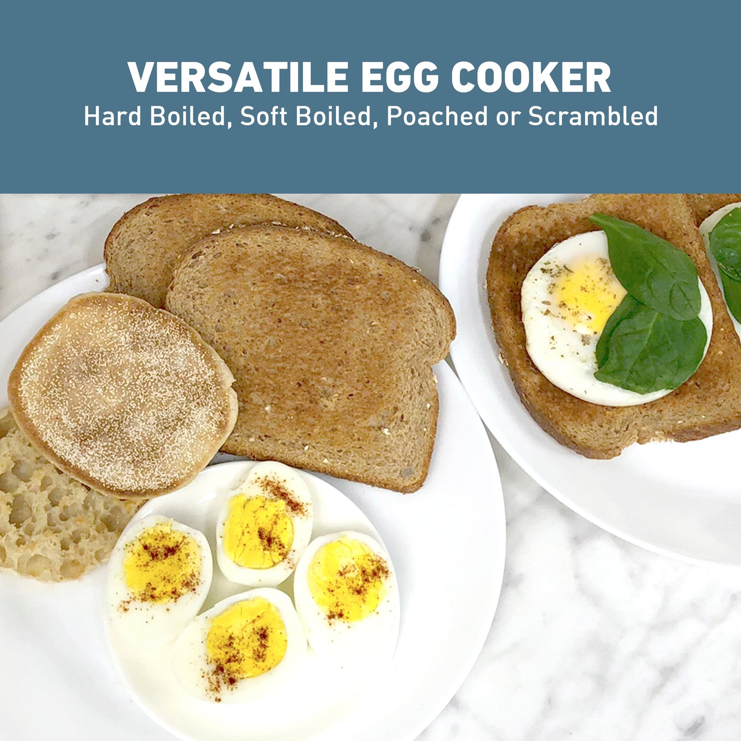 West Bend Multifunktionale Frühstücksstation 2-Scheiben Toaster mit Eierkocher und Fleischwärmer