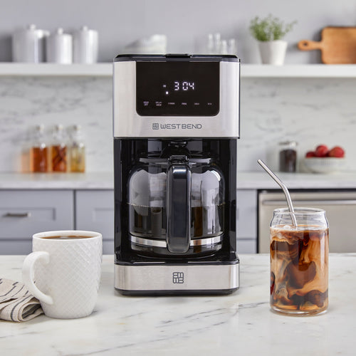 West Bend 12 Cup Heiße und geschnittene Kaffeemaschine