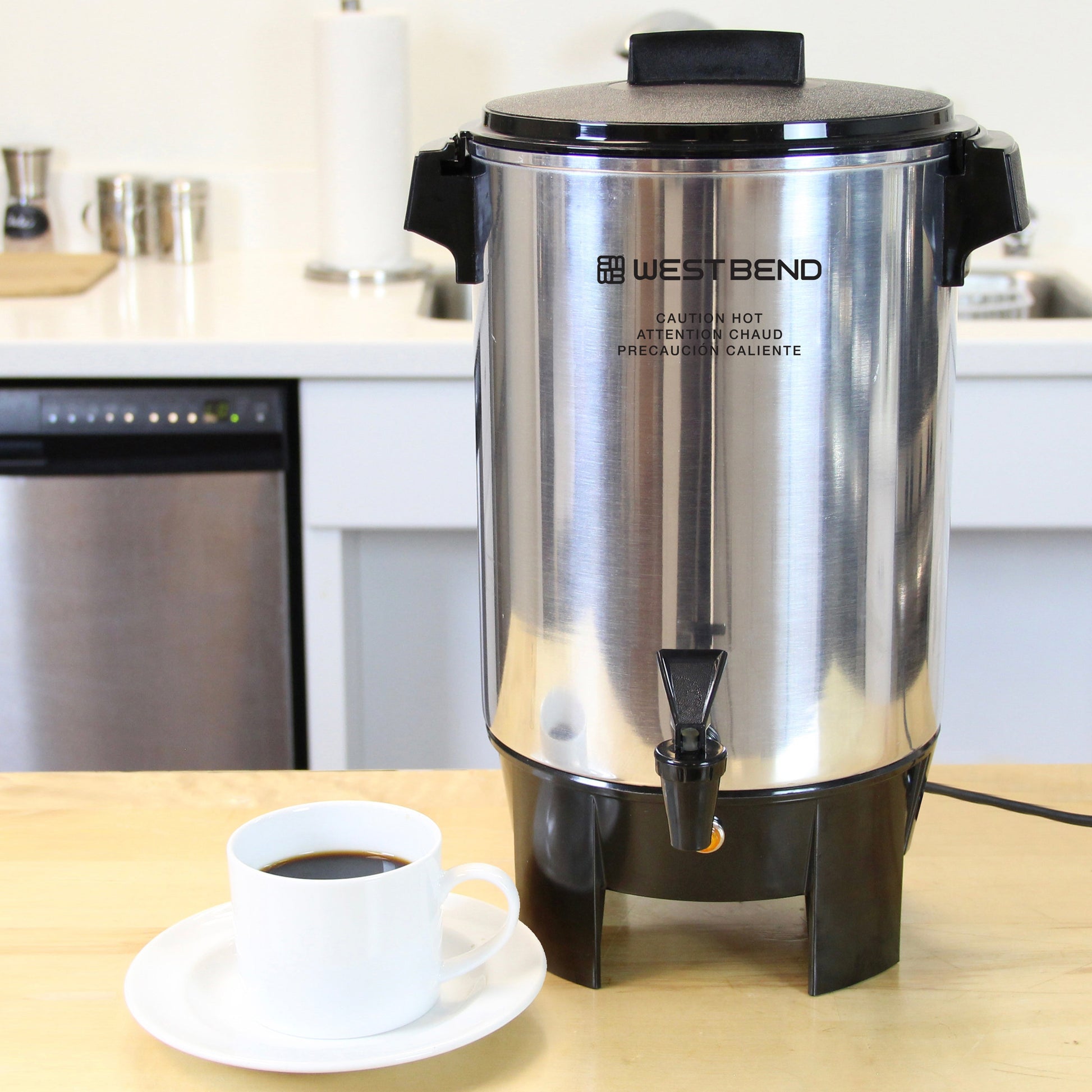 West Bend Große Kapazität Kaffee Urn, Kommerzielle 30-Cup Kaffeemaschine
