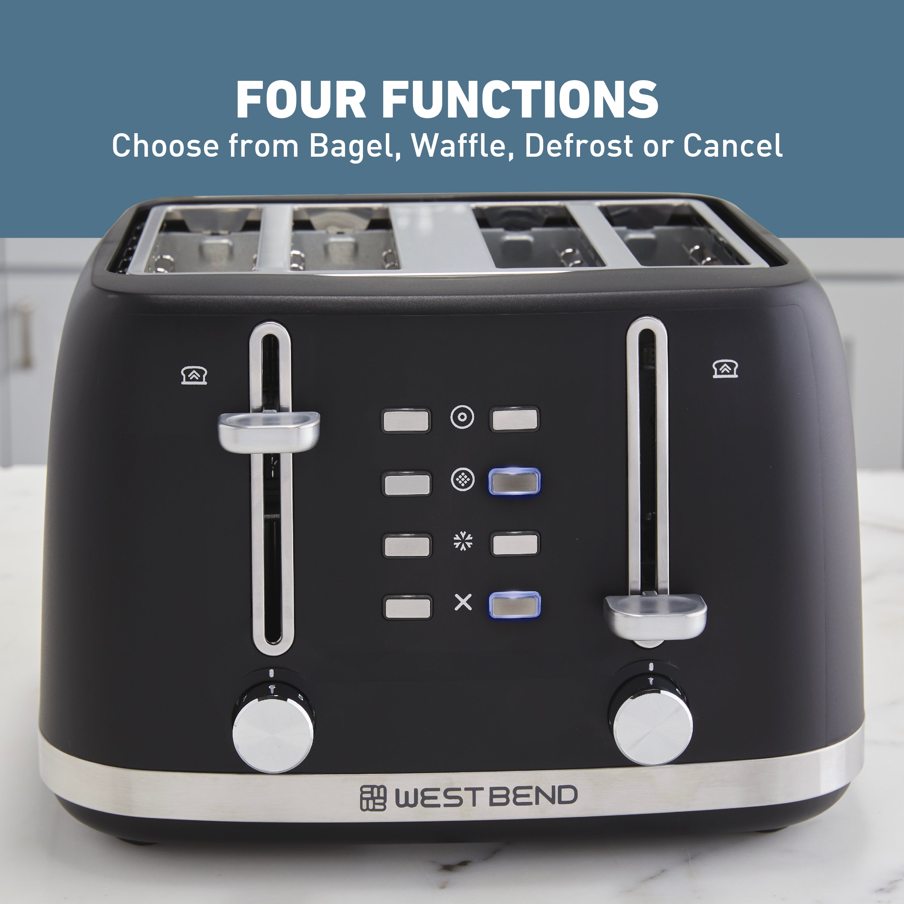 West Bend 4-Scheiben-Toaster