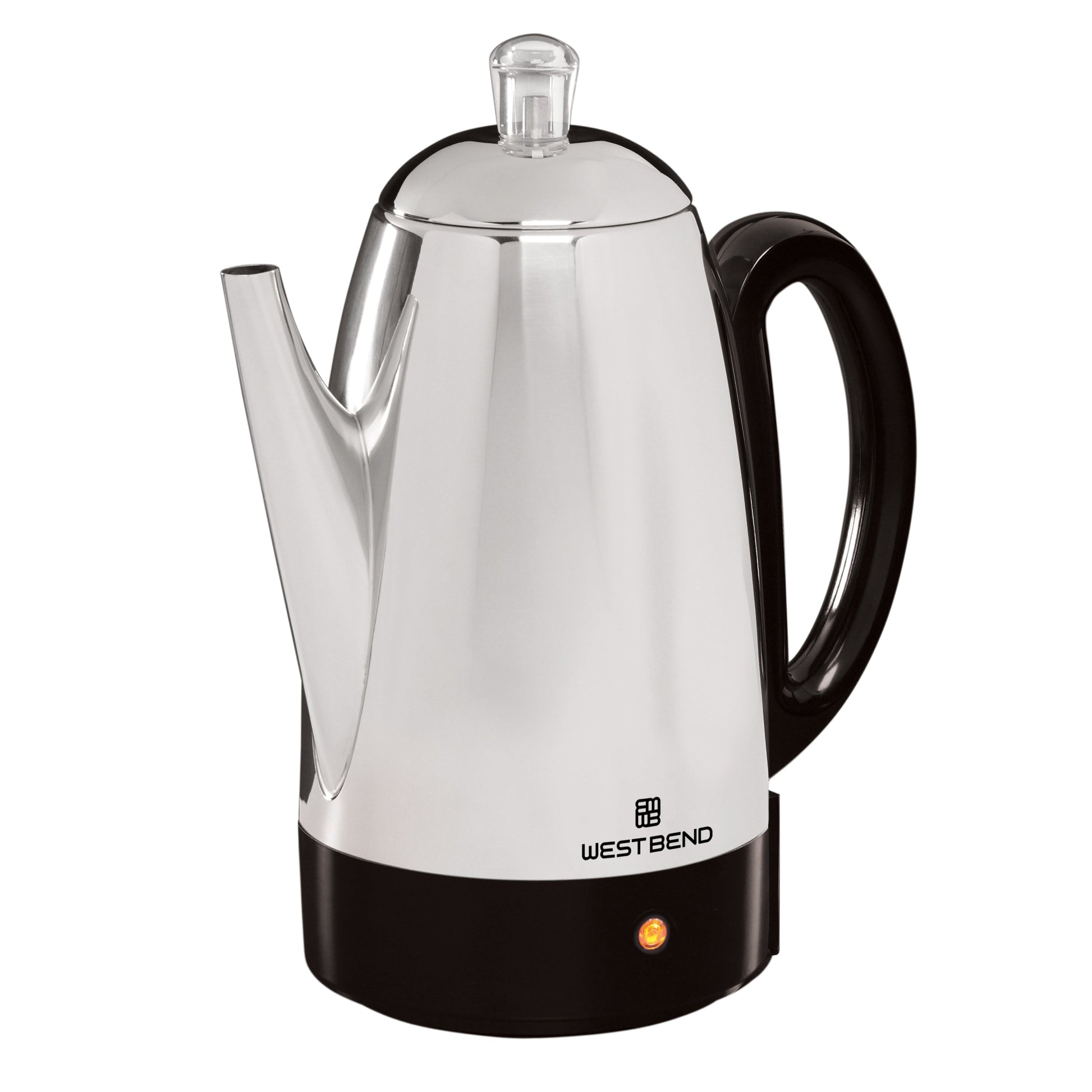 West Bend Classic Coffee Percolator mit schnurloser Servierbereitschaft