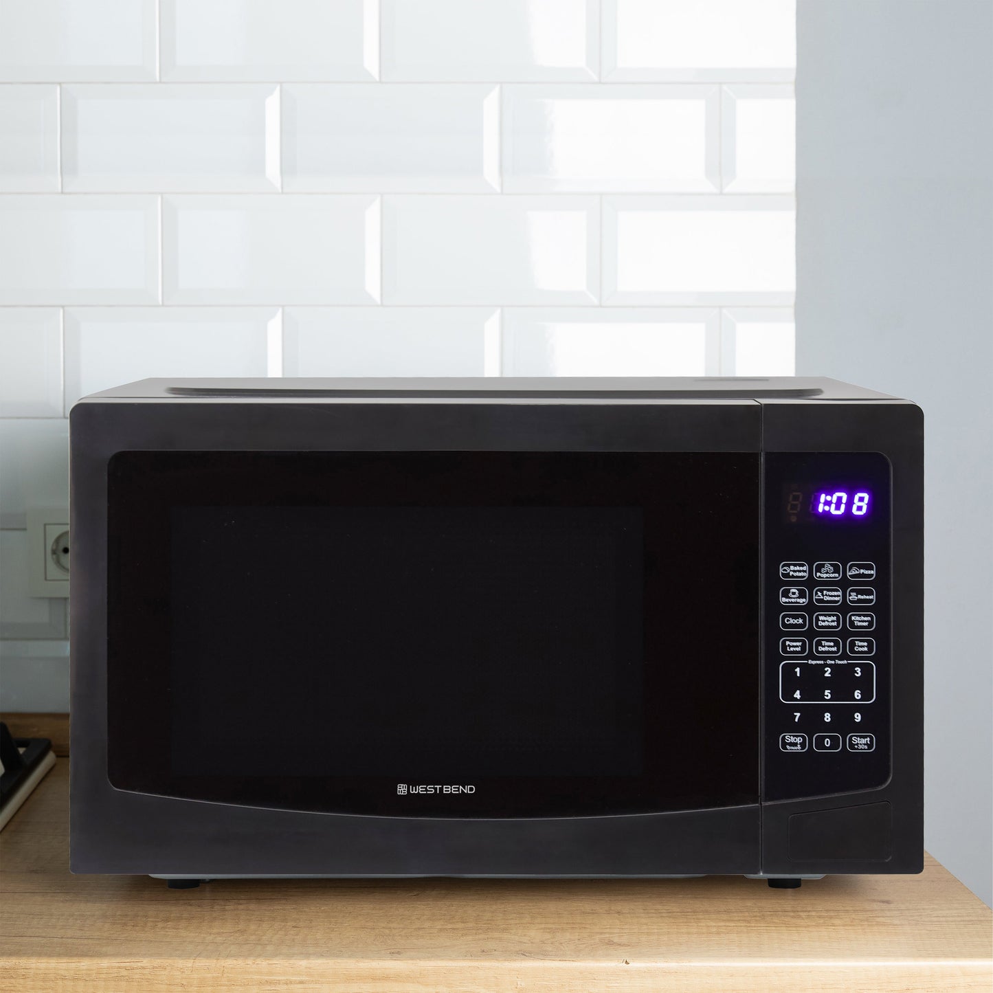 West Bend Microwave Oven, 1,1 cu. ft. Kapazität