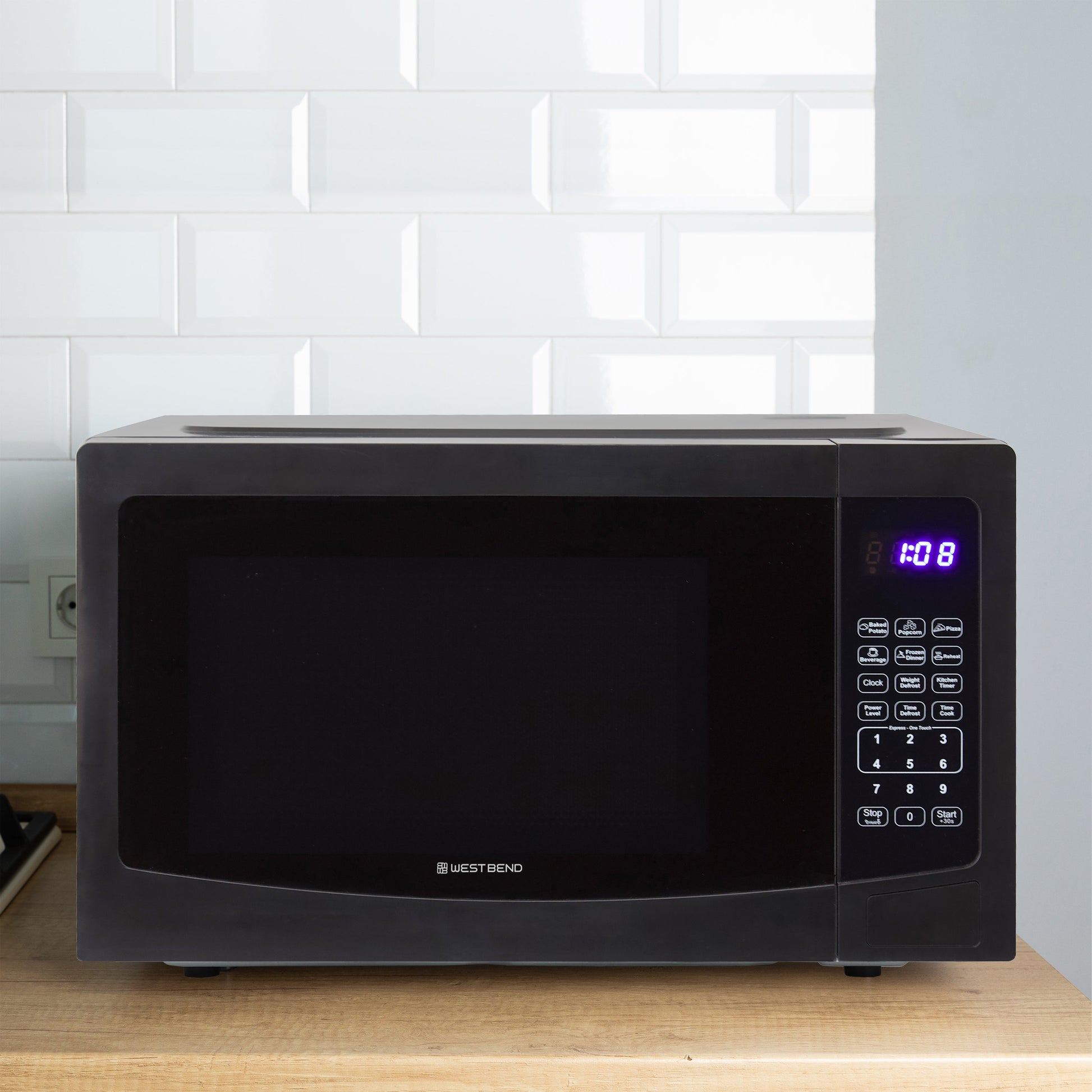 West Bend Microwave Oven, 1,1 cu. ft. Kapazität