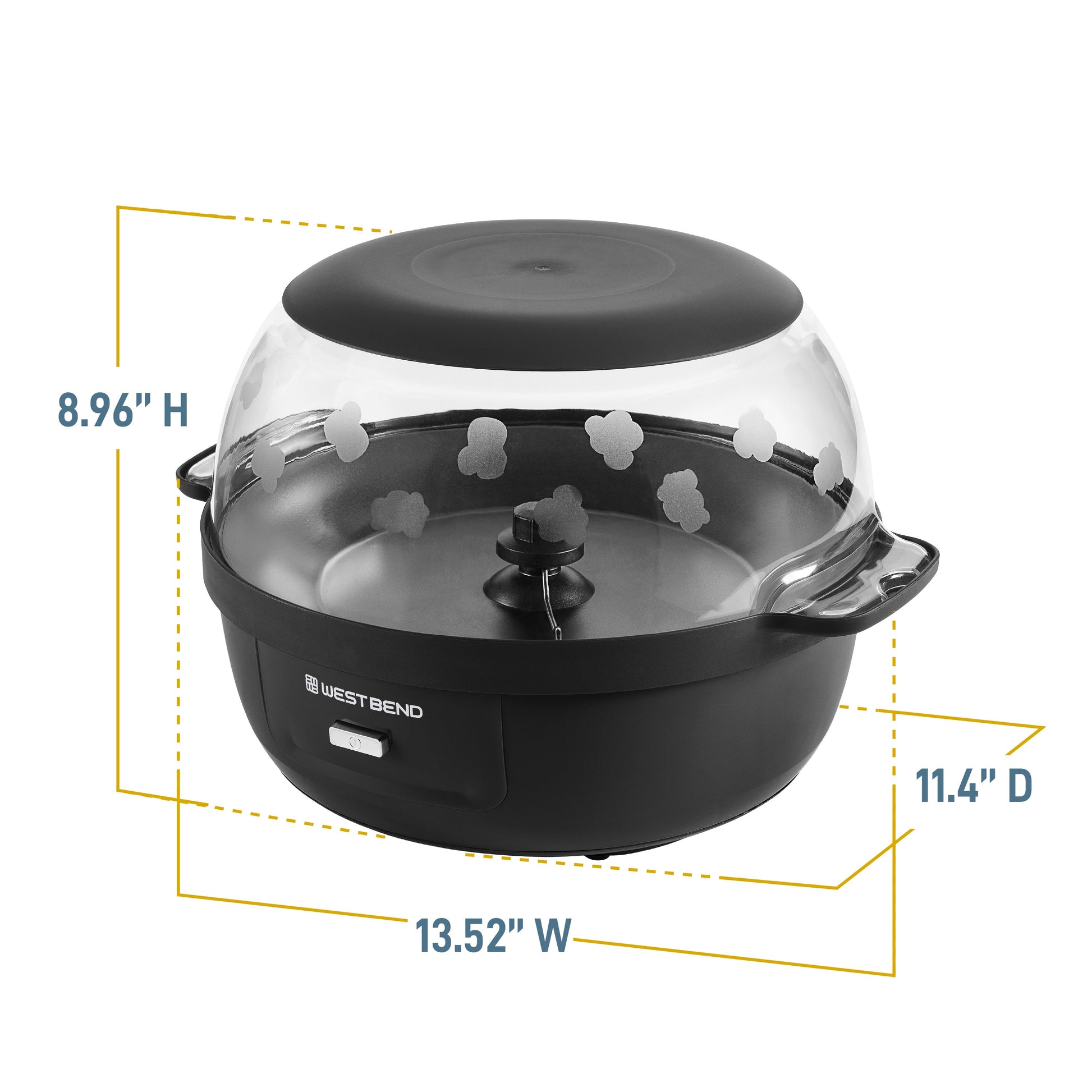 West Bend Stir Crazy 6 Qt. Popcorn Maschine