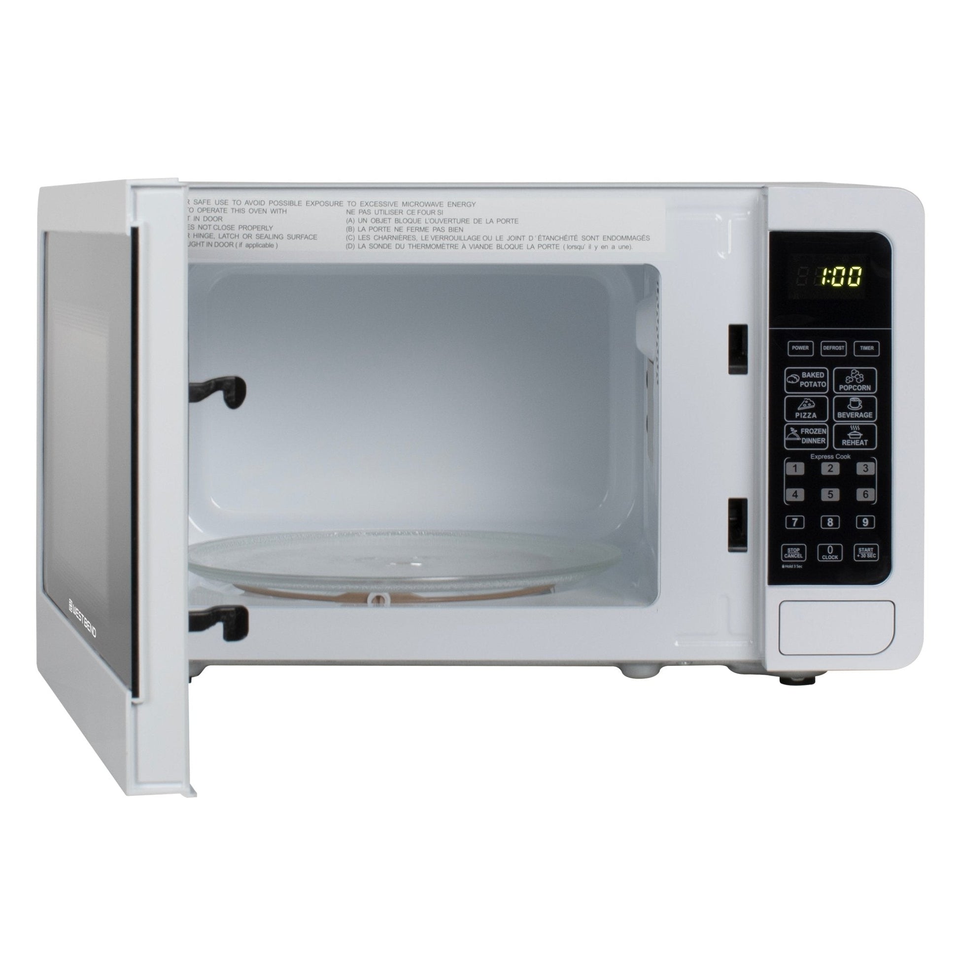 West Bend 0,7 cu. ft Mikrowellenofen