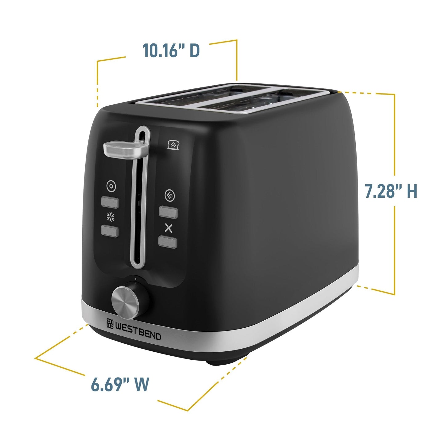 West Bend 2-Scheiben-Toaster