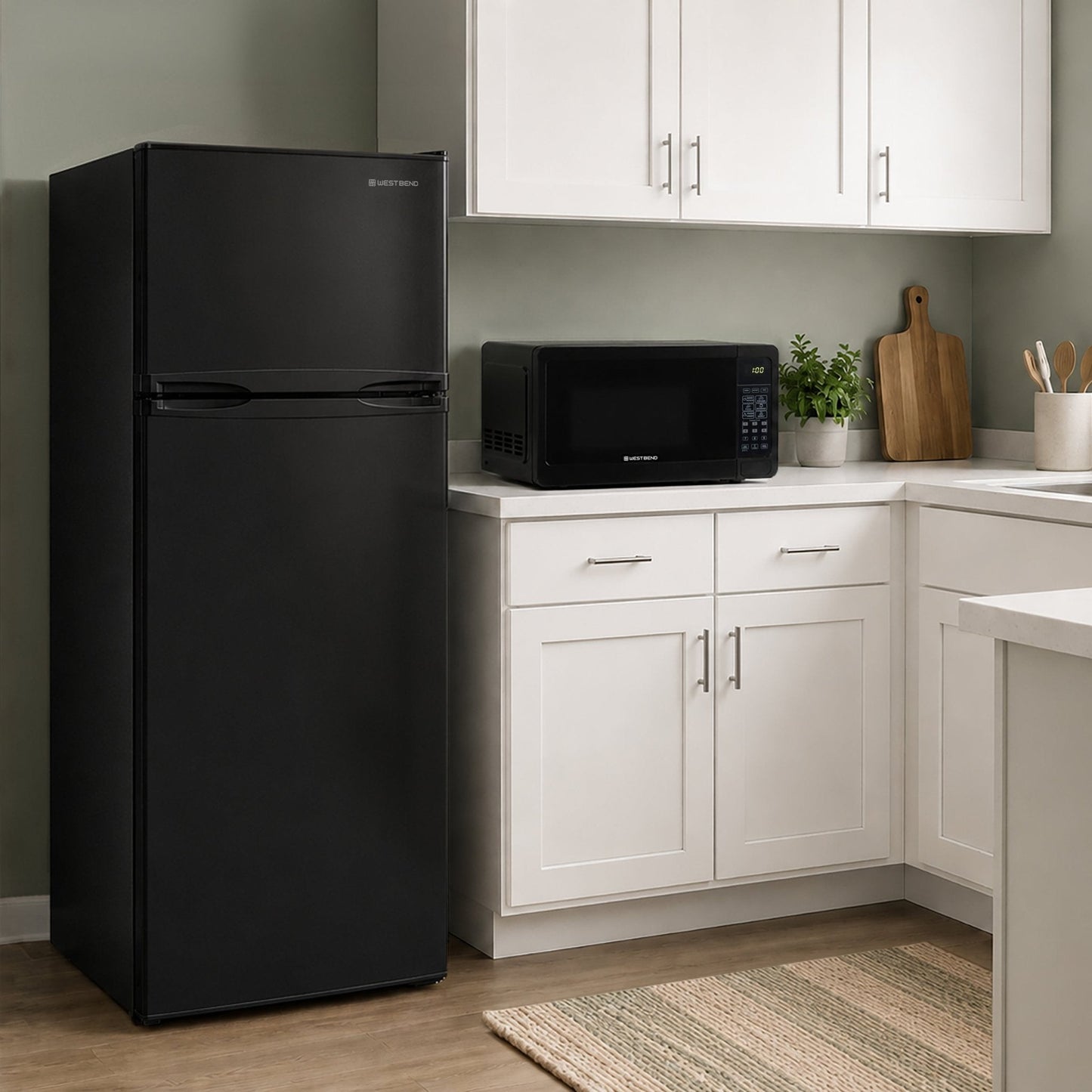 West Bend 7.5 cu. ft. Wohnung Größe Kühlschrank