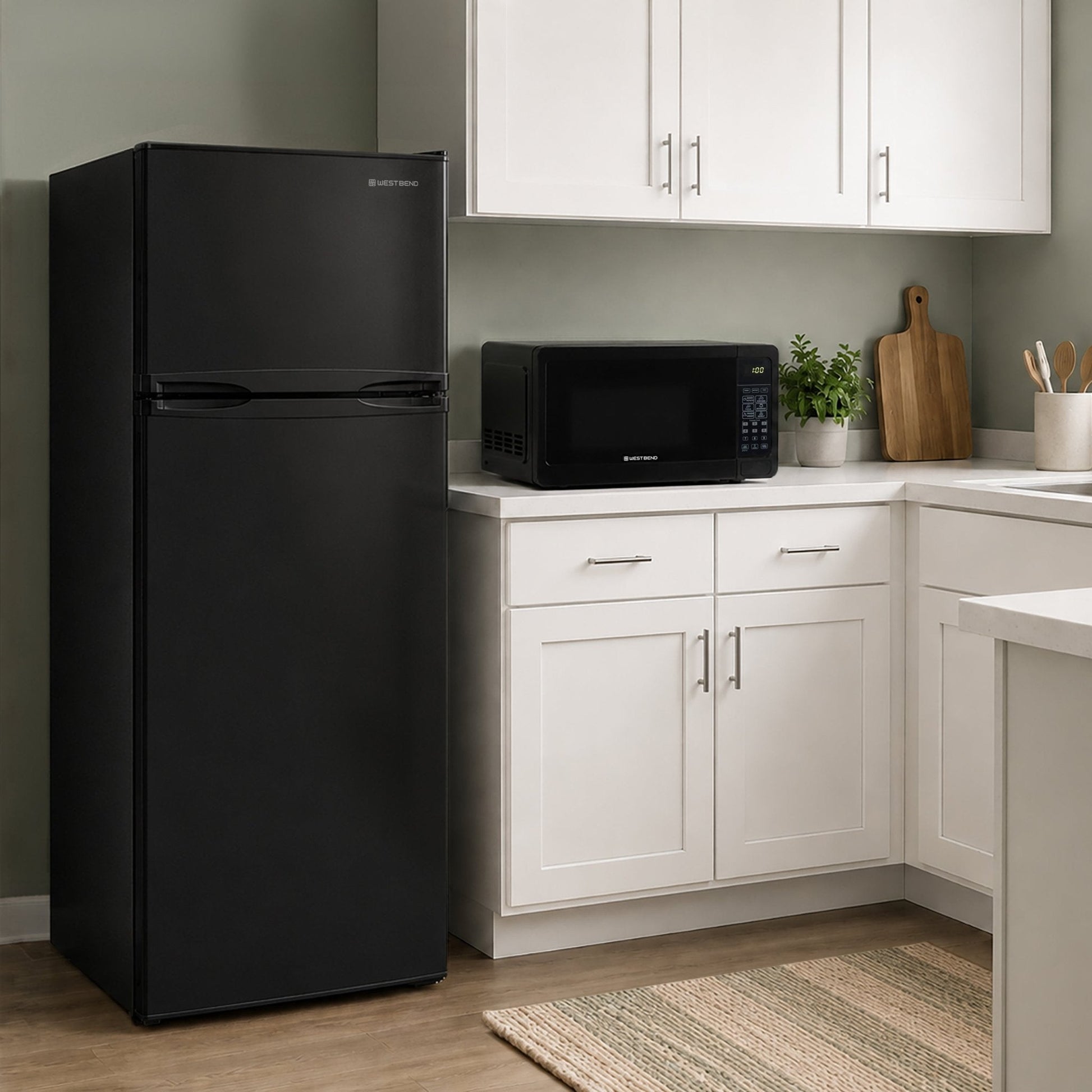 West Bend 7.5 cu. ft. Wohnung Größe Kühlschrank