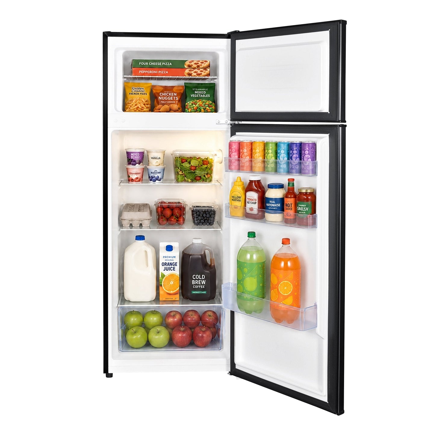 West Bend 7.5 cu. ft. Wohnung Größe Kühlschrank