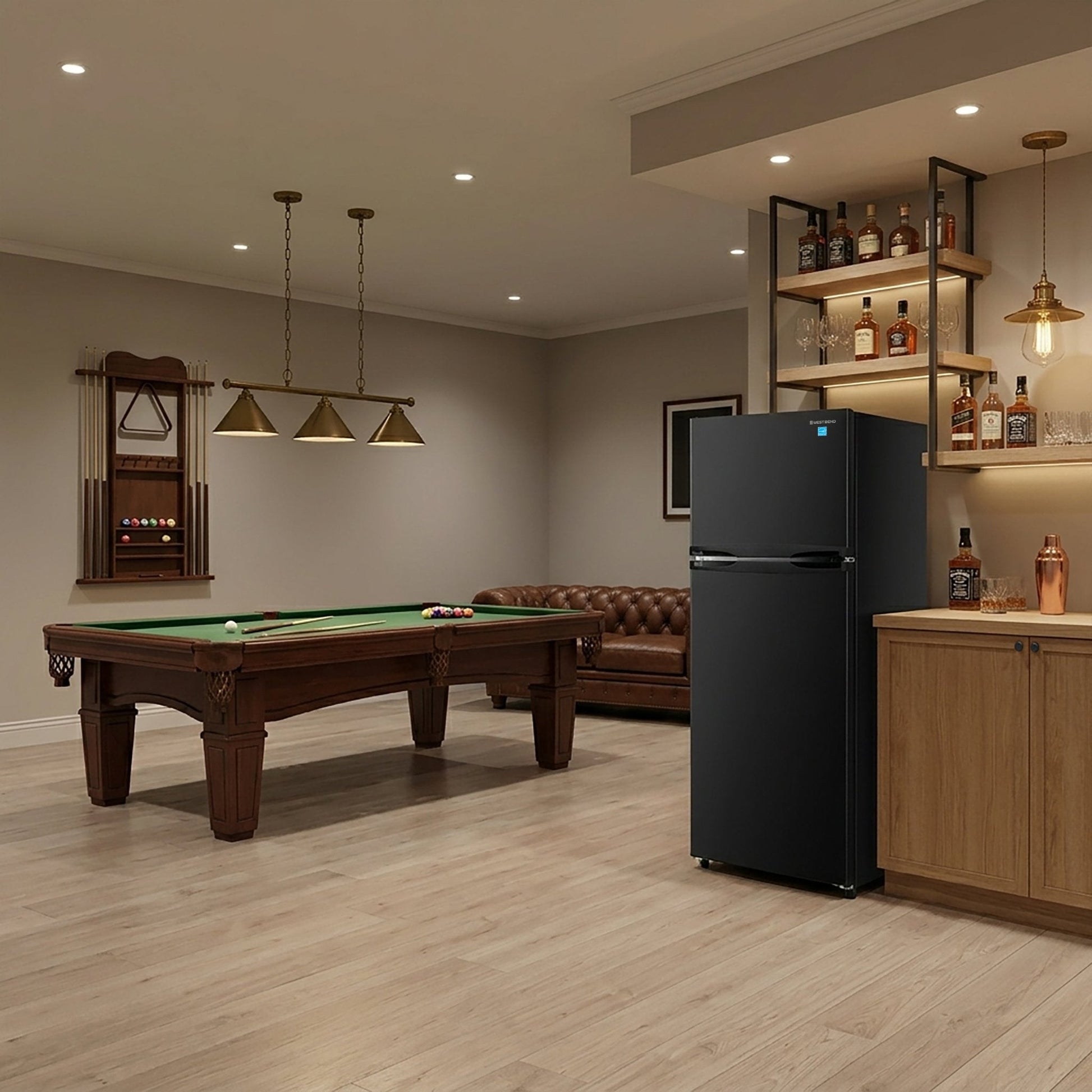 West Bend 7.5 cu. ft. Wohnung Größe Kühlschrank
