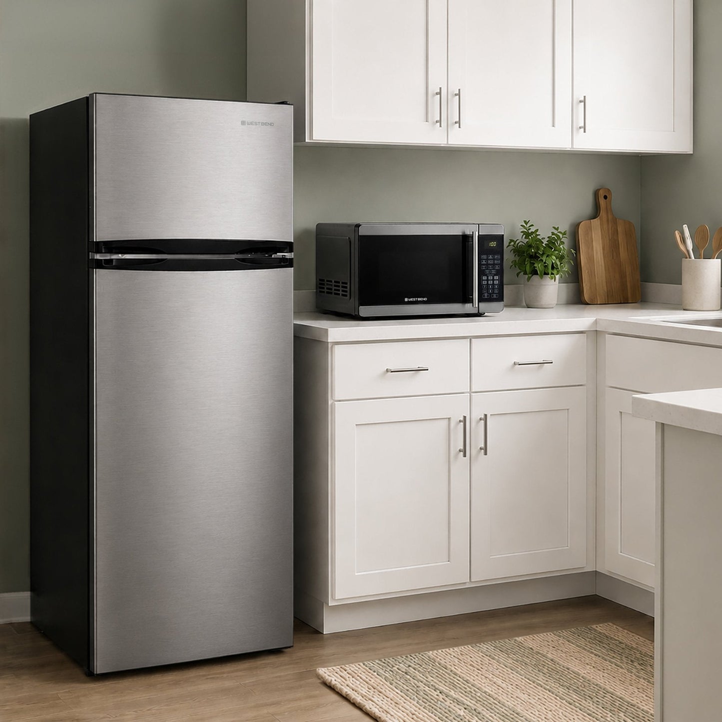 West Bend 7.5 cu. ft. Wohnung Größe Kühlschrank