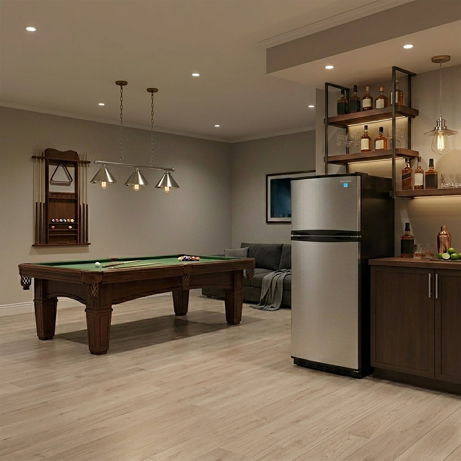 West Bend 7.5 cu. ft. Wohnung Größe Kühlschrank