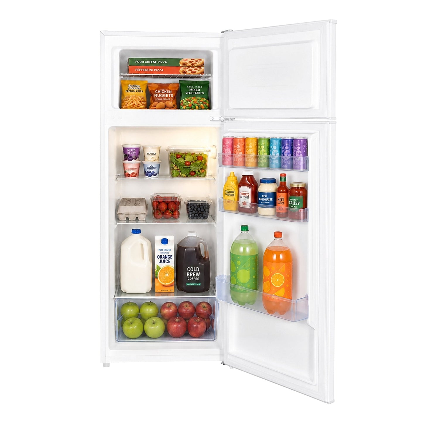 West Bend 7.5 cu. ft. Wohnung Größe Kühlschrank