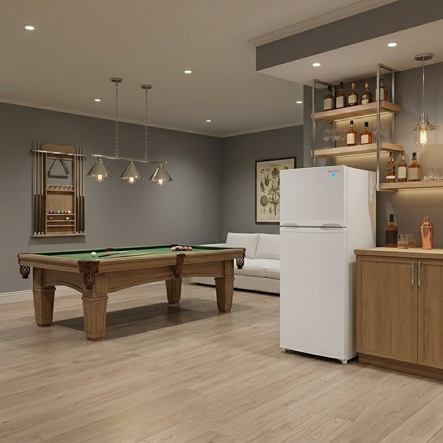 West Bend 7.5 cu. ft. Wohnung Größe Kühlschrank