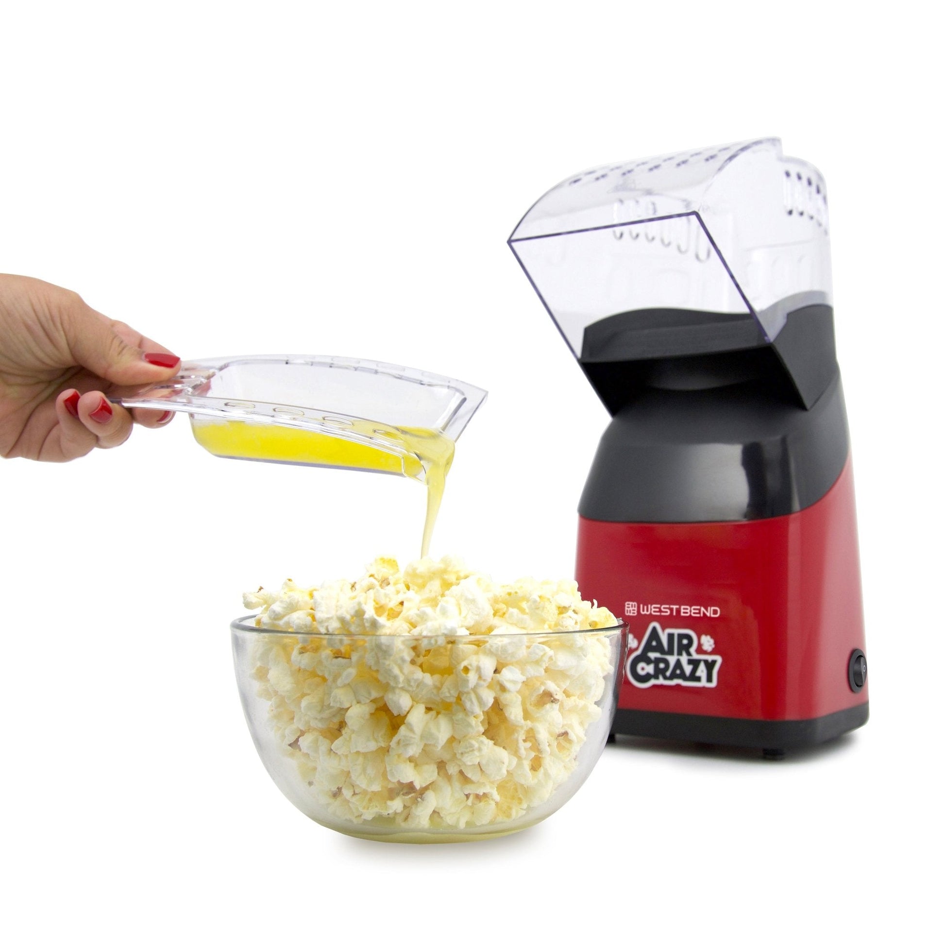West Bend Air Crazy Hot Air Popcorn Machine, 4 Qt. Kapazität