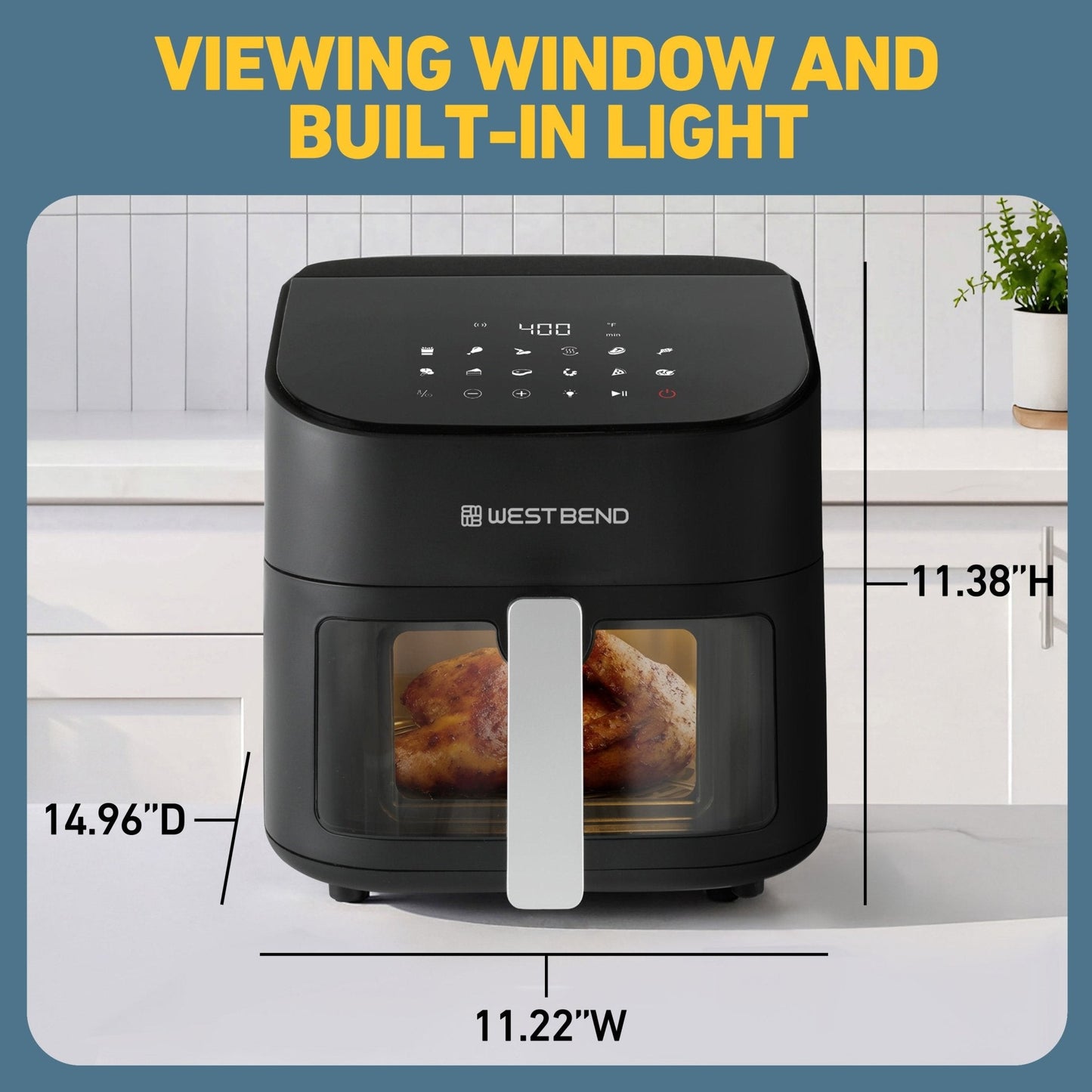 West Bend Digital Air Fryer (Deutscher Luftfrachter)