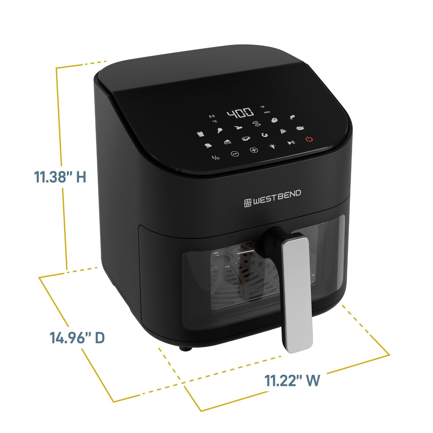 West Bend Digital Air Fryer (Deutscher Luftfrachter)