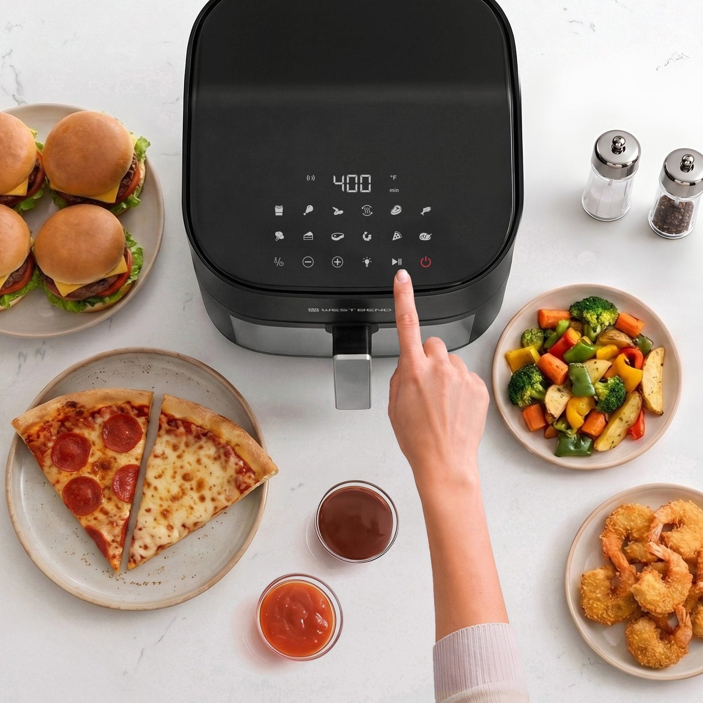 West Bend Digital Air Fryer (Deutscher Luftfrachter)