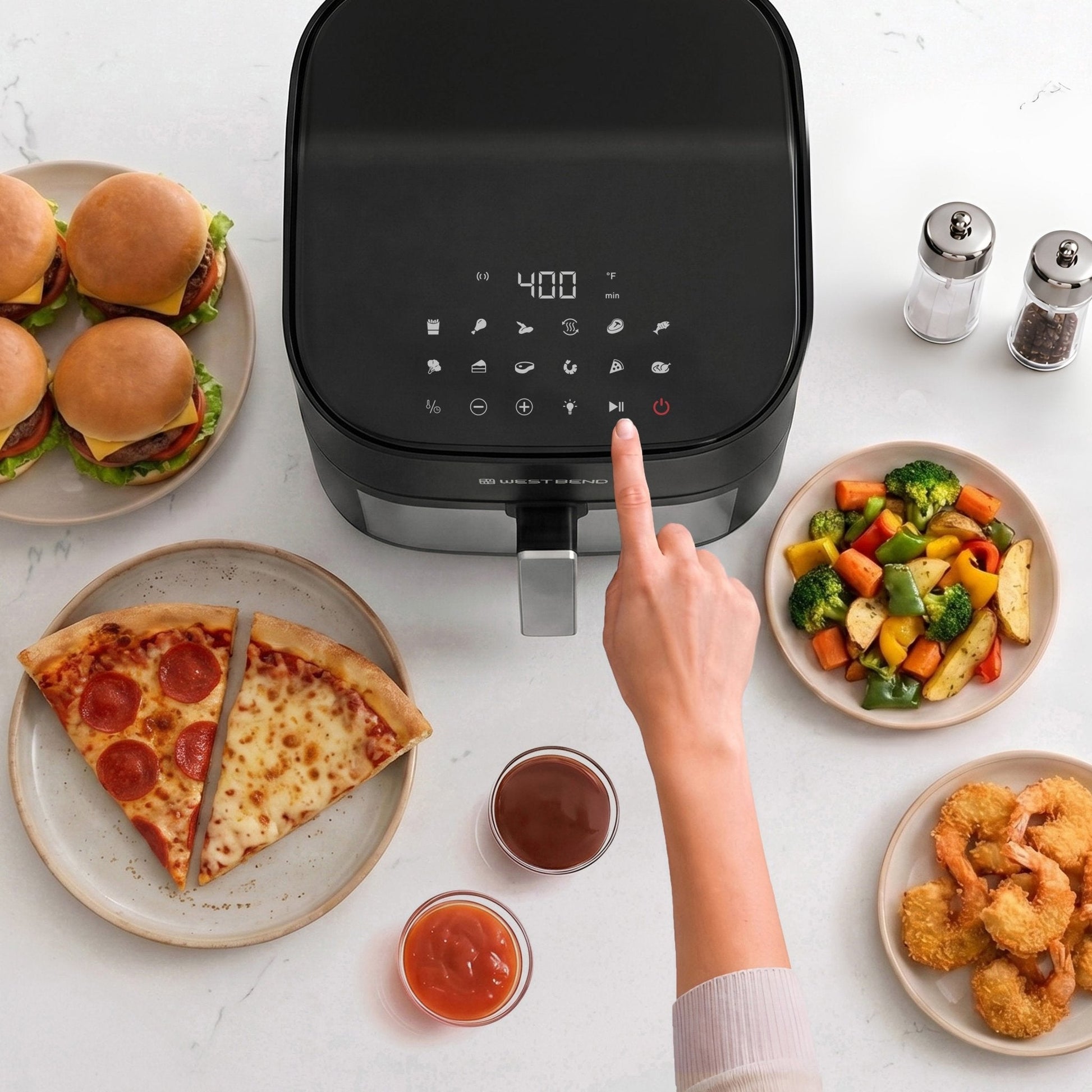West Bend Digital Air Fryer (Deutscher Luftfrachter)