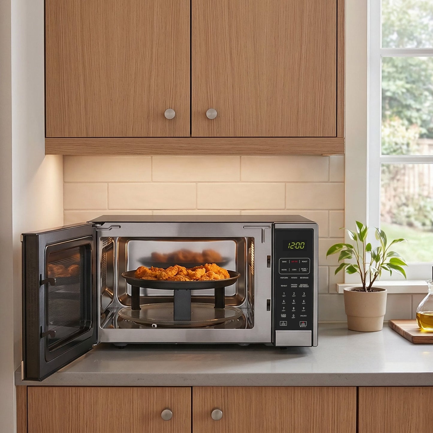 West Bend Microwave Air Fry, Konvektionsofen 3-in-1, 1,3 cu. ft Kapazität