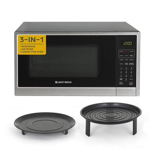 West Bend Microwave Air Fry, Konvektionsofen 3-in-1, 1,3 cu. ft Kapazität