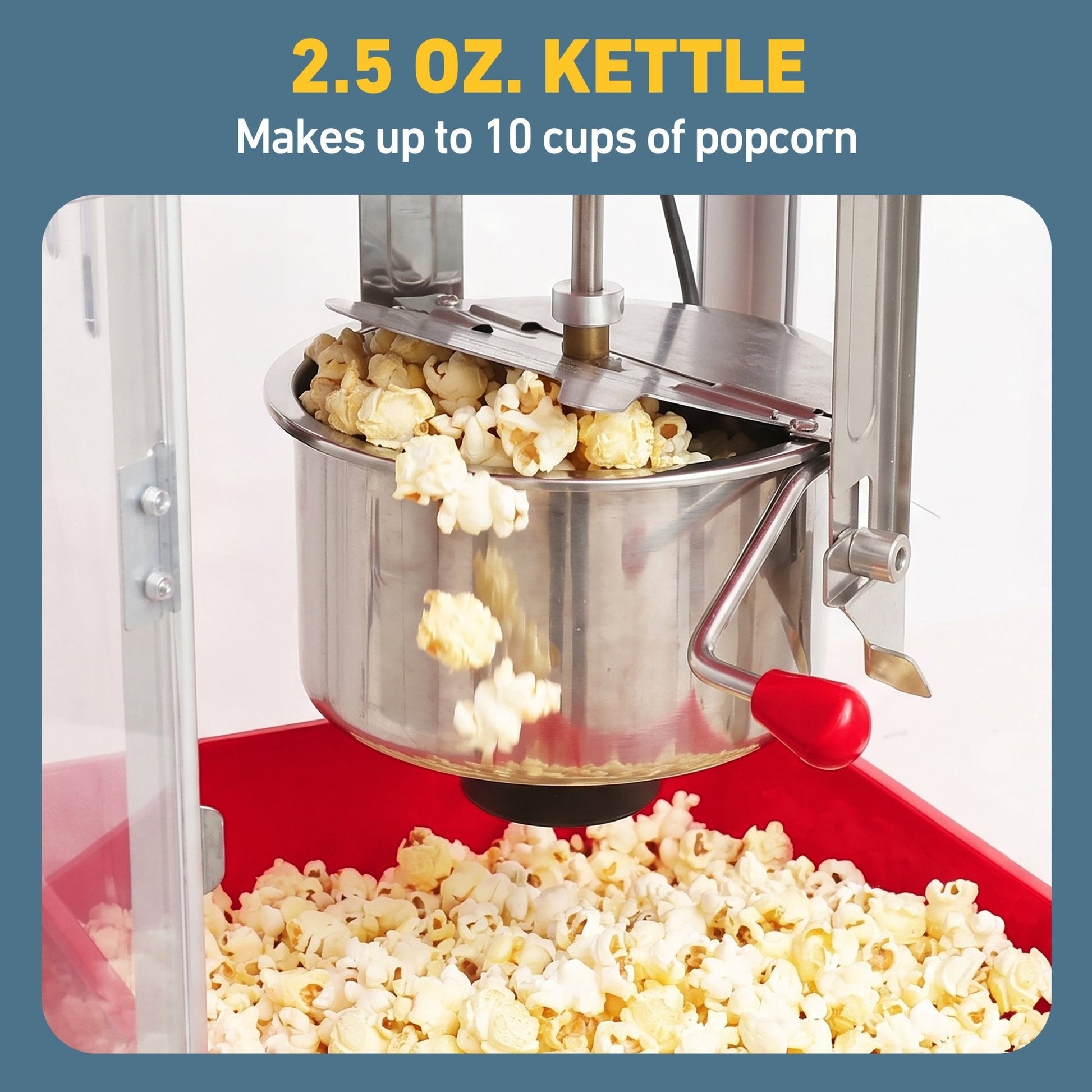 West Bend Popcorn Cart mit 71 g Kettle
