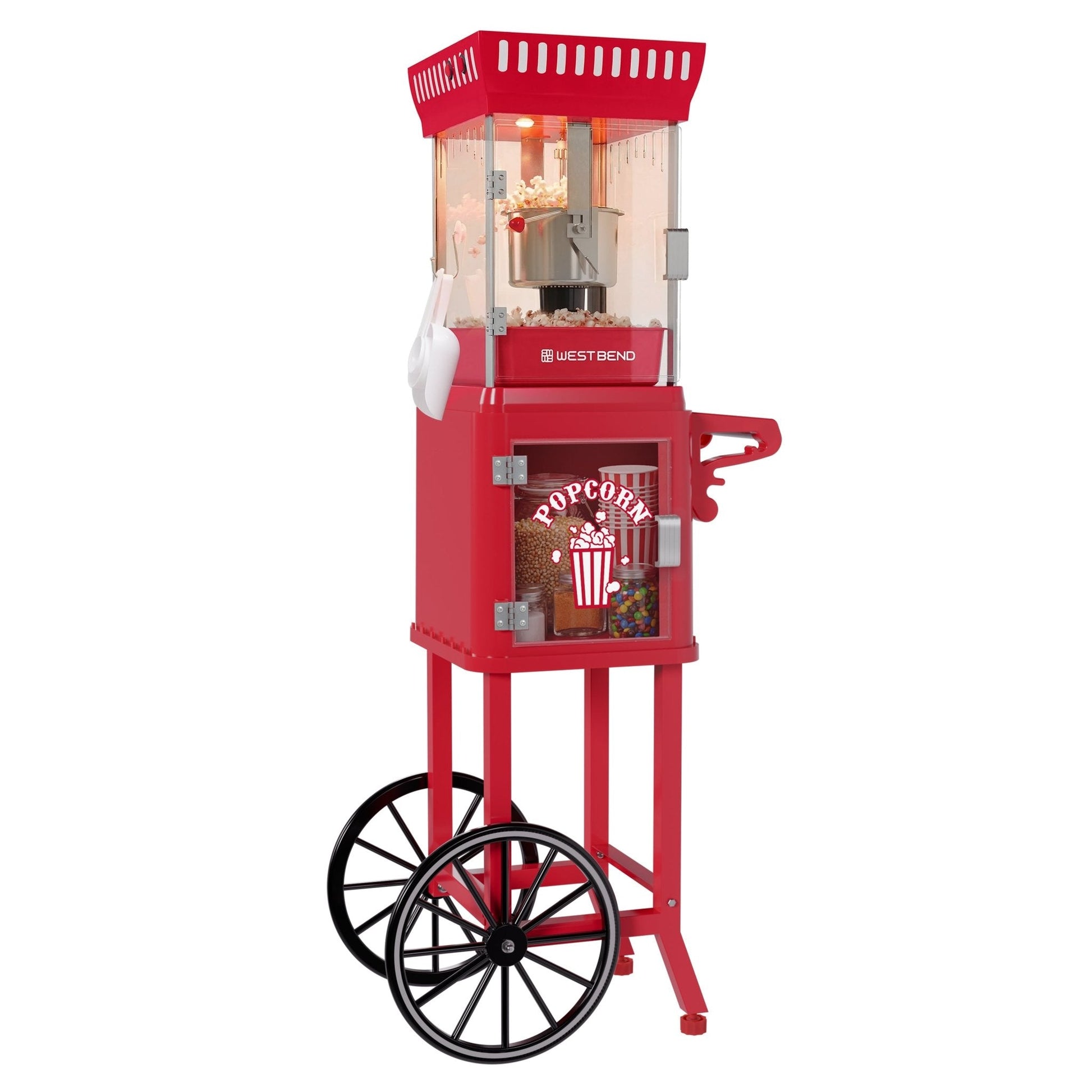 West Bend Popcorn Cart mit 71 g Kettle