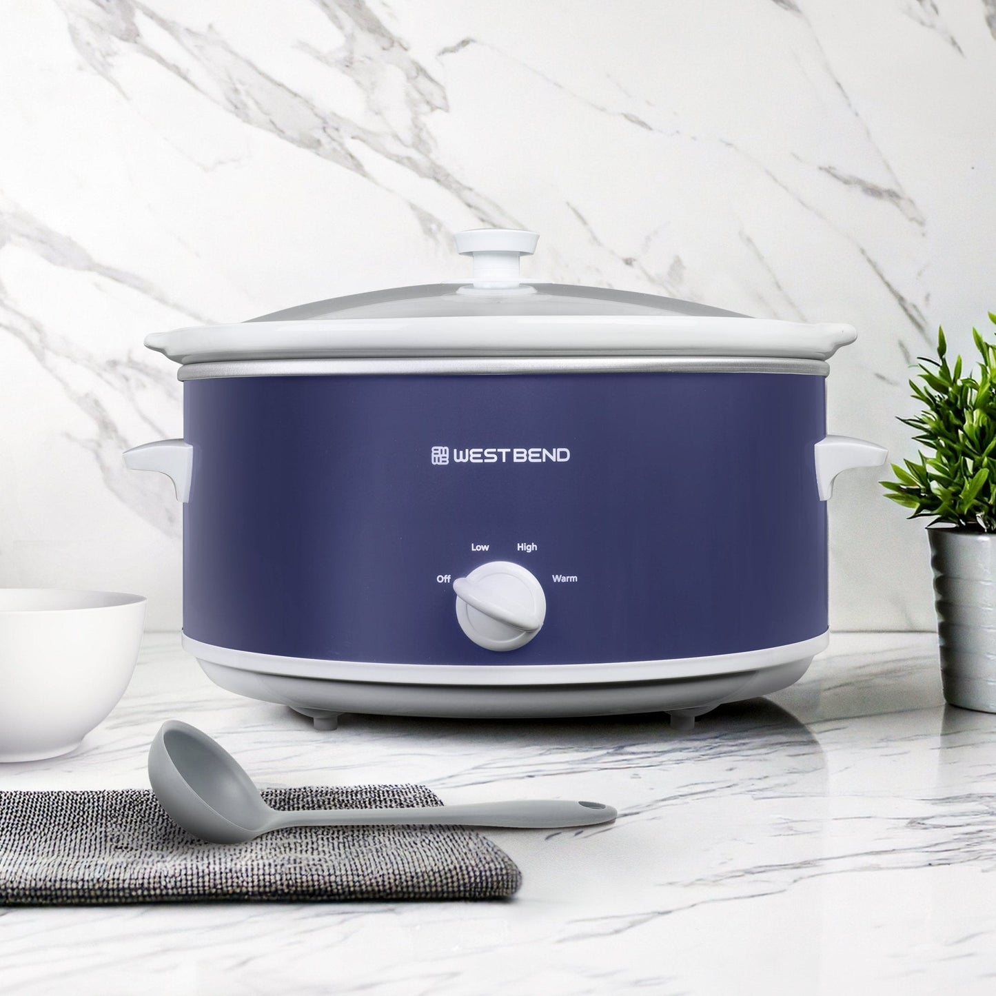 West Bend Slow Cooker, 6 Qt. Kapazität